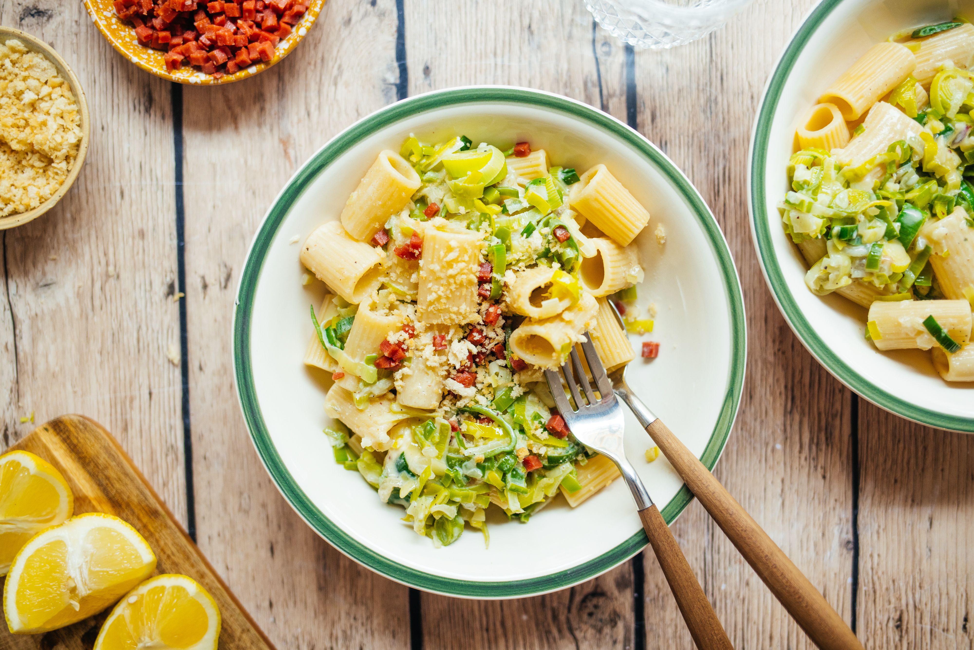 Caramelized Leek Pasta