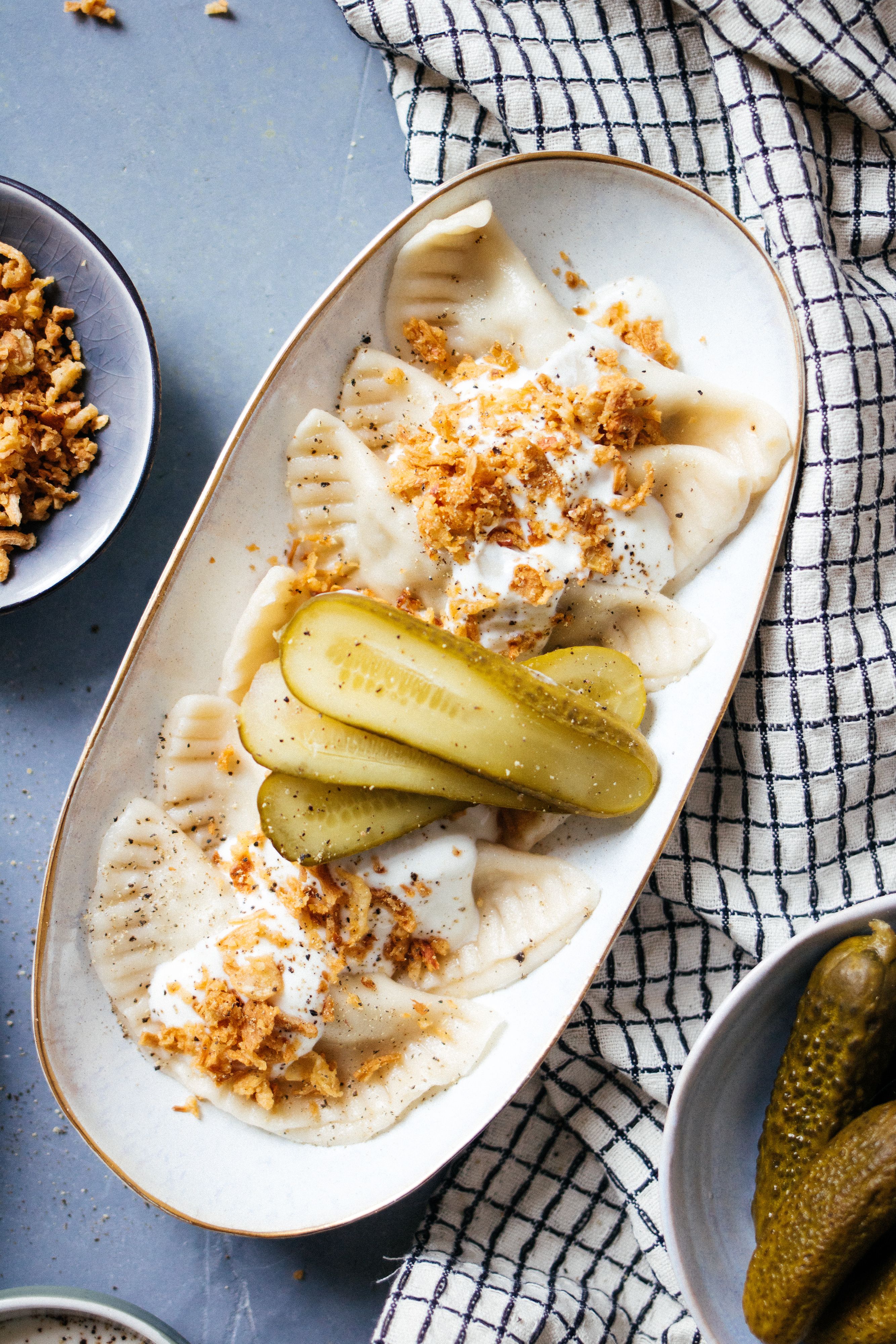 R365 Vegane Piroggen mit Sauerkraut & Pilzen