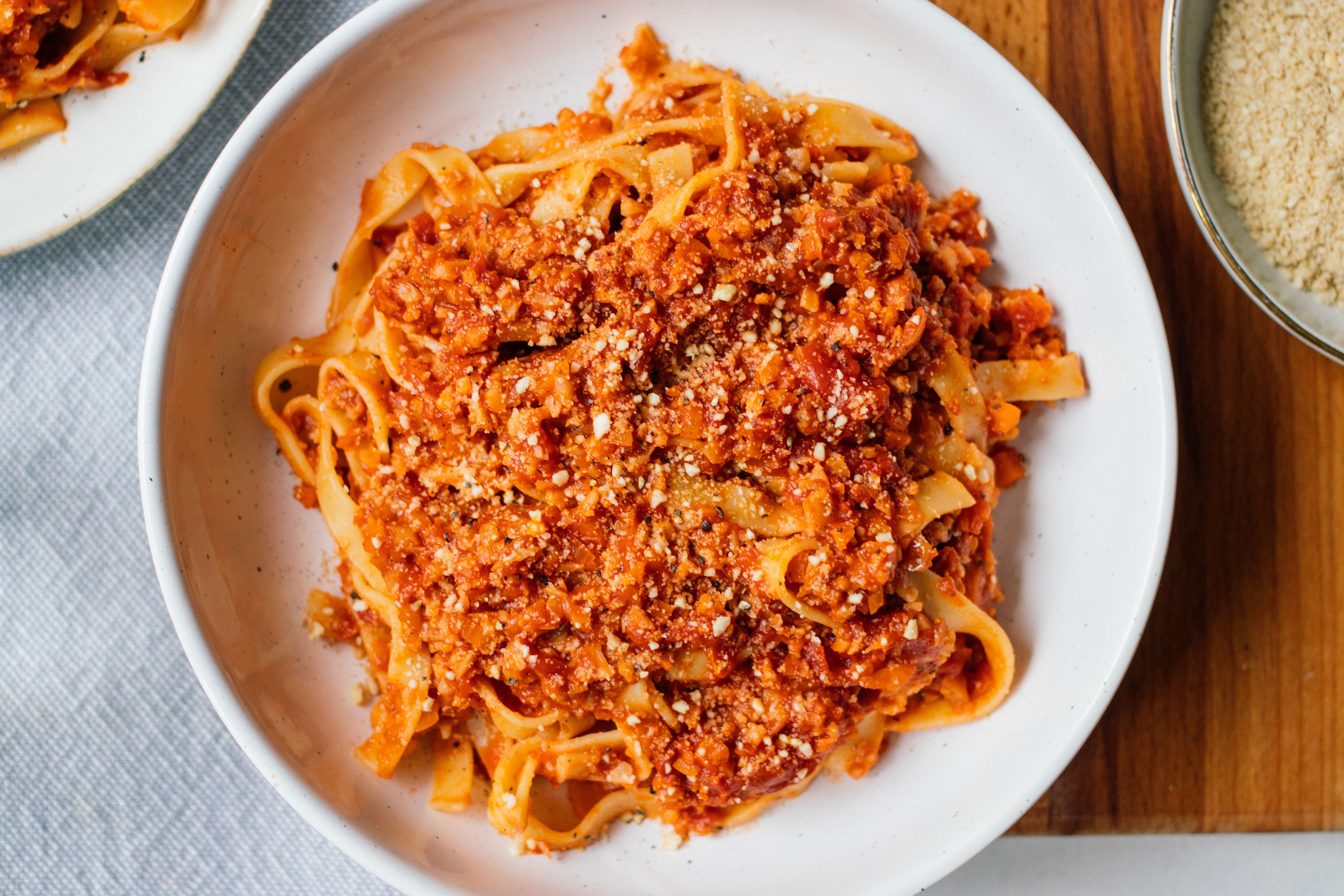 R468 Tagliatelle with Cauliflower Bolognese