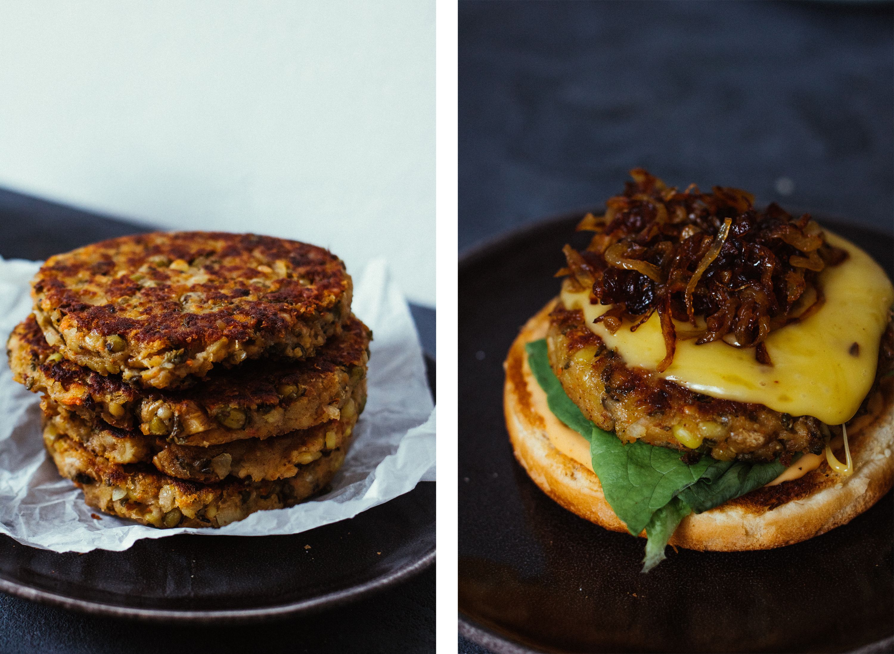 R266 Vegan veggie burger