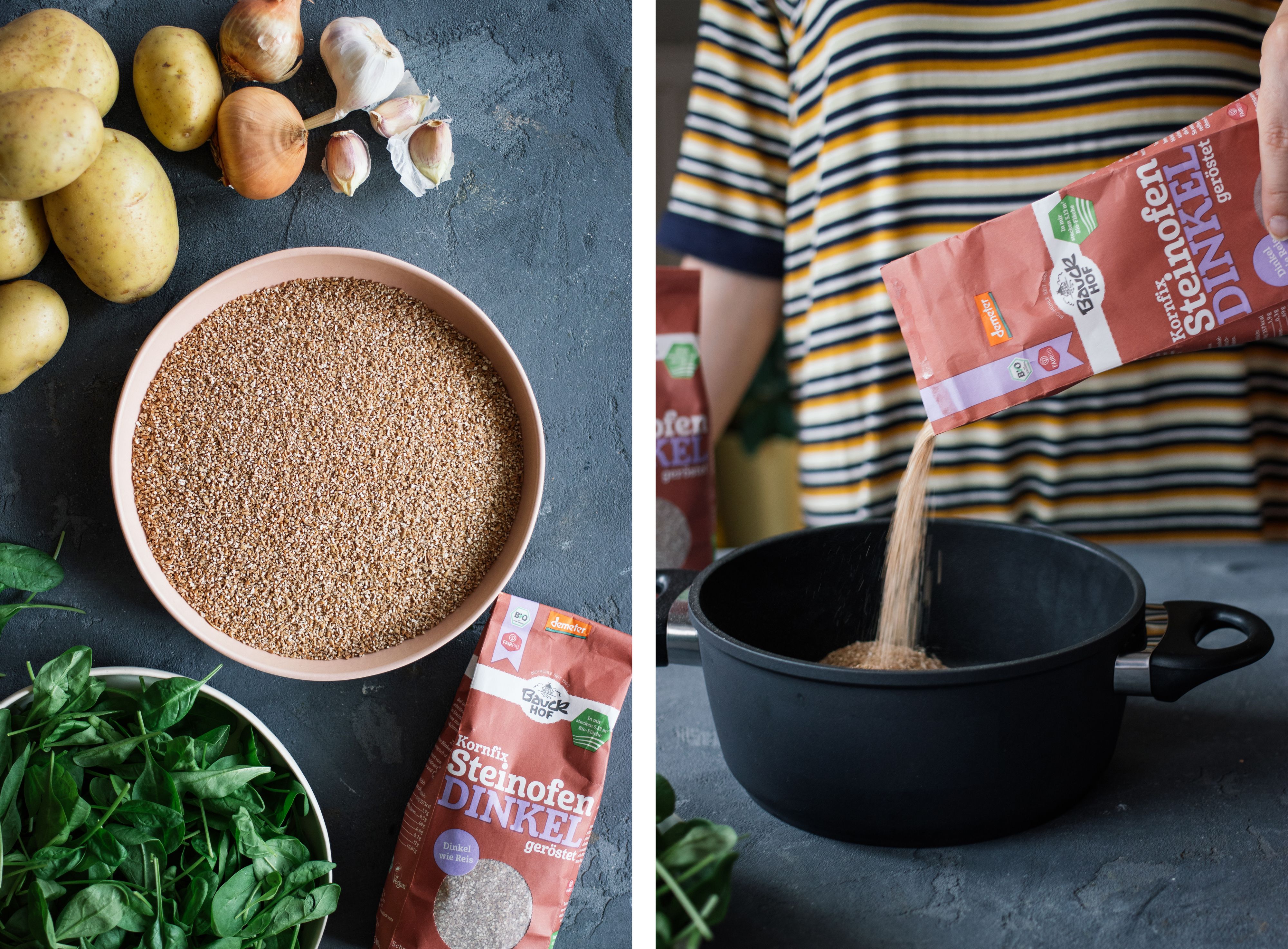 R552 Vegane Pelmeni mit Dinkel-Spinat-Füllung