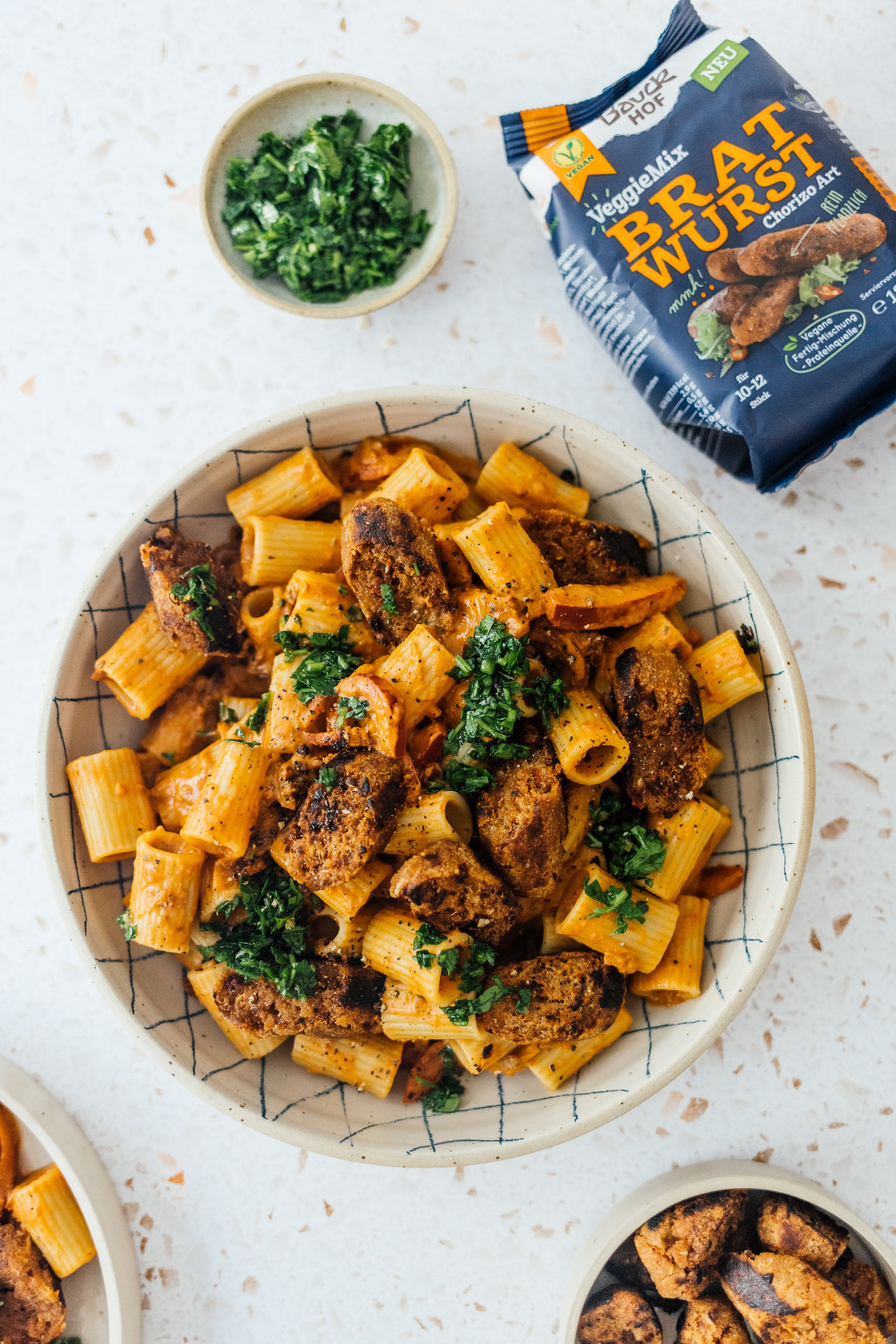R713 Vegan Chorizo Pasta