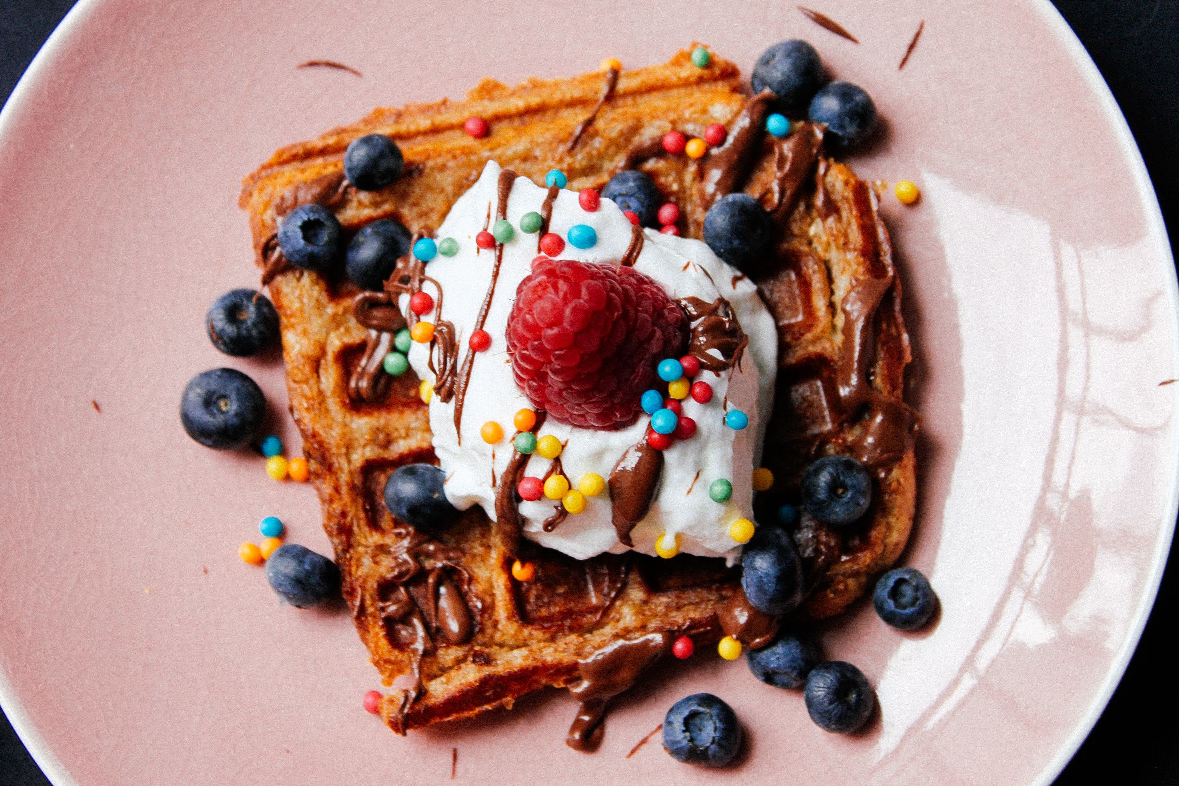 Vegan French Toast Waffles