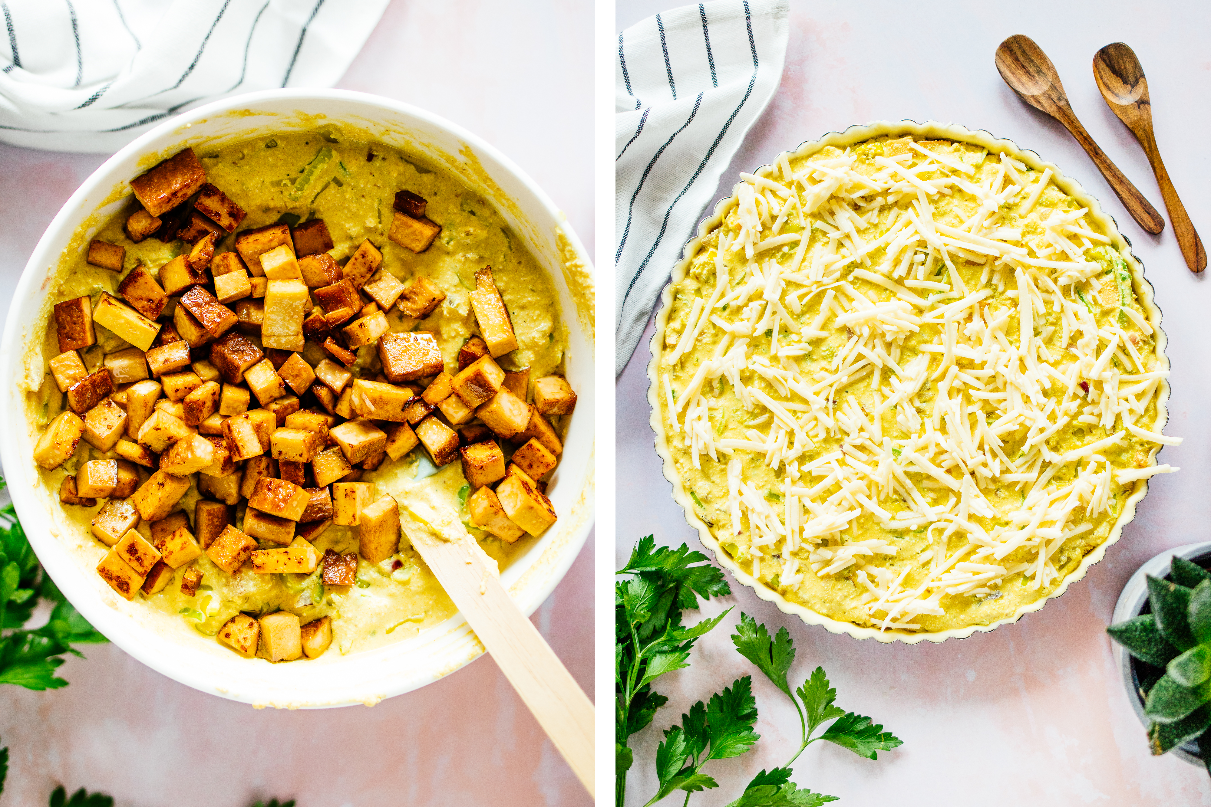 R45  Vegane Quiche Lorraine