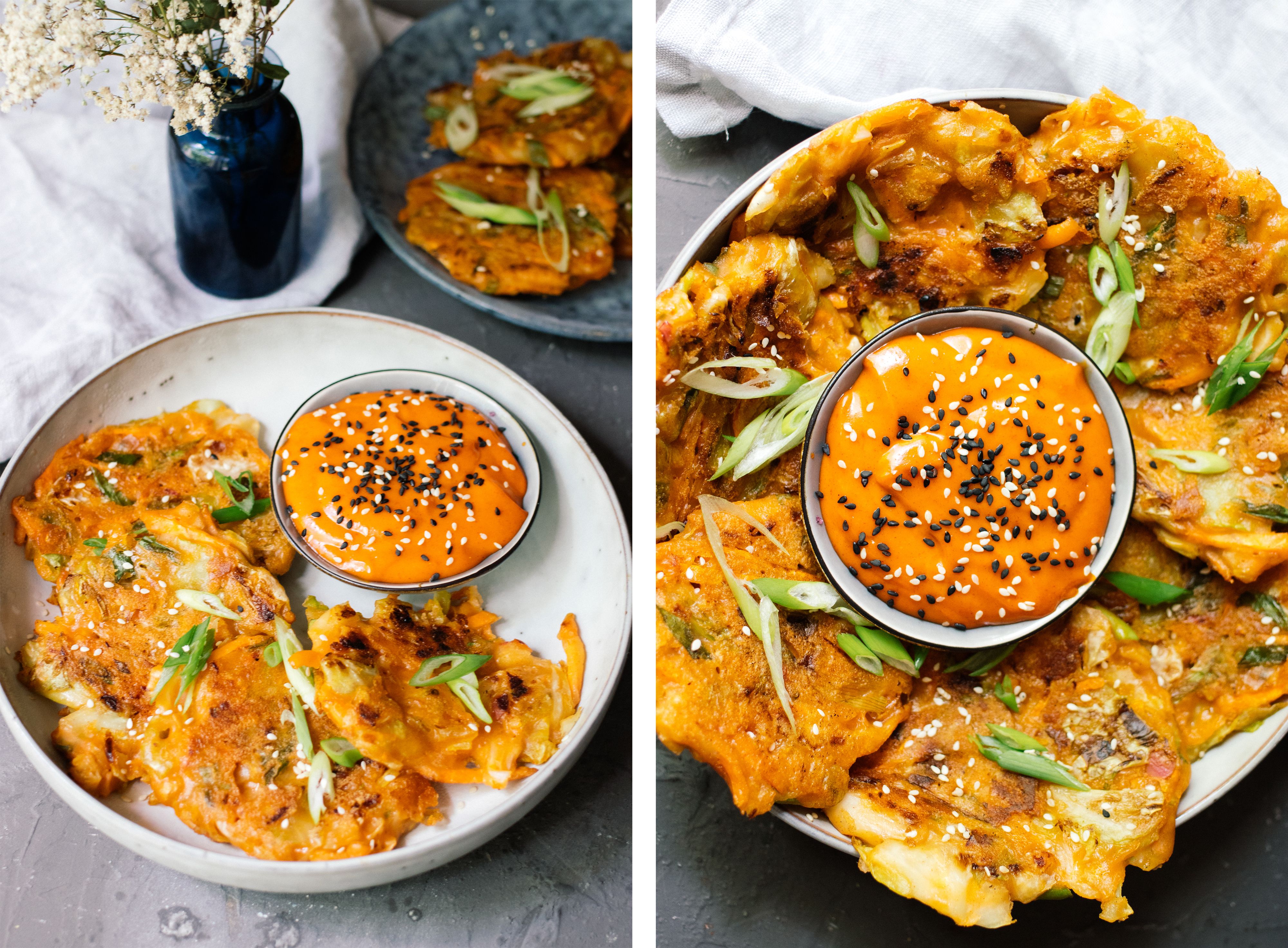 R391 Vegane Kimchi Pancakes