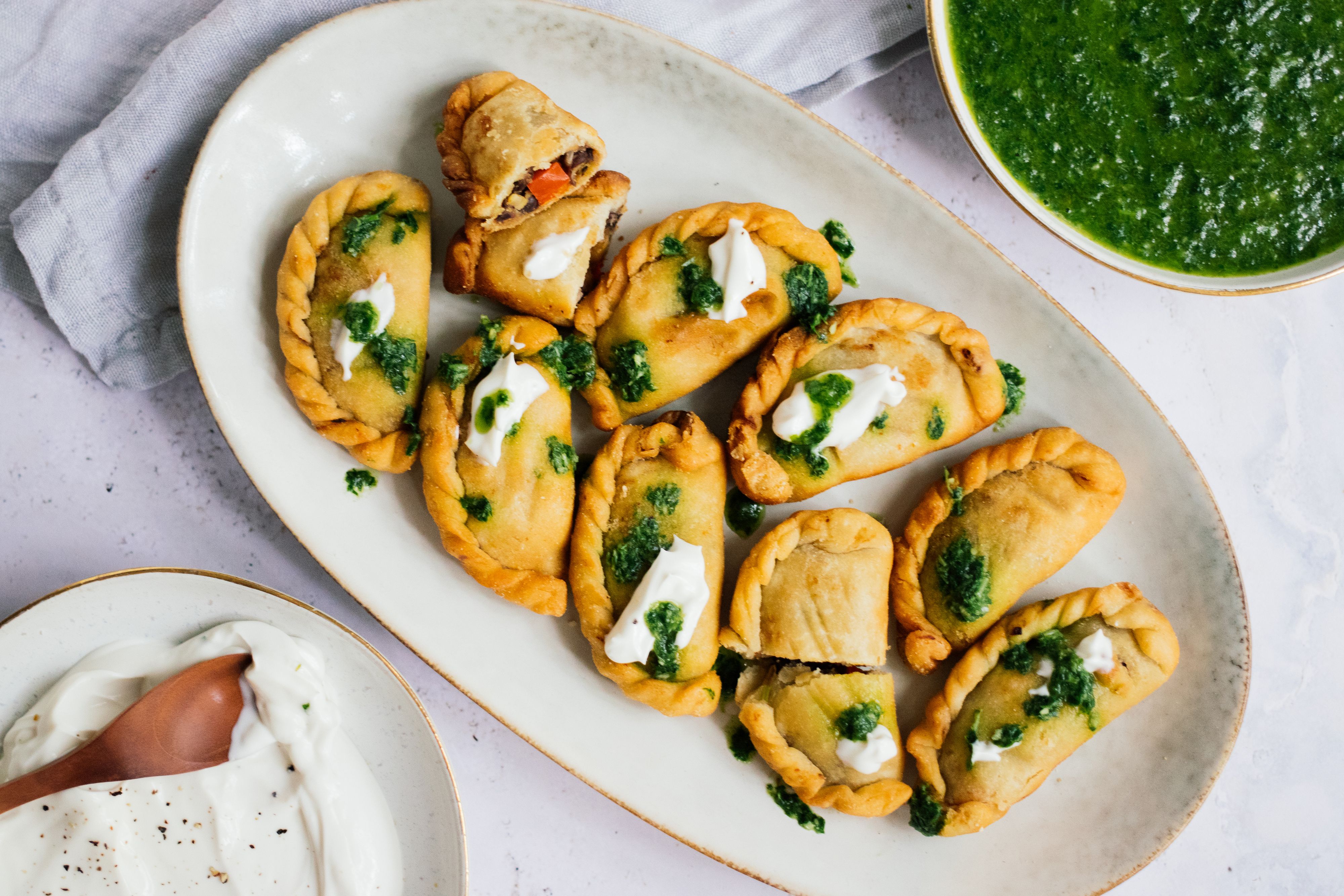 Vegan Empanadas with Veggie Filling