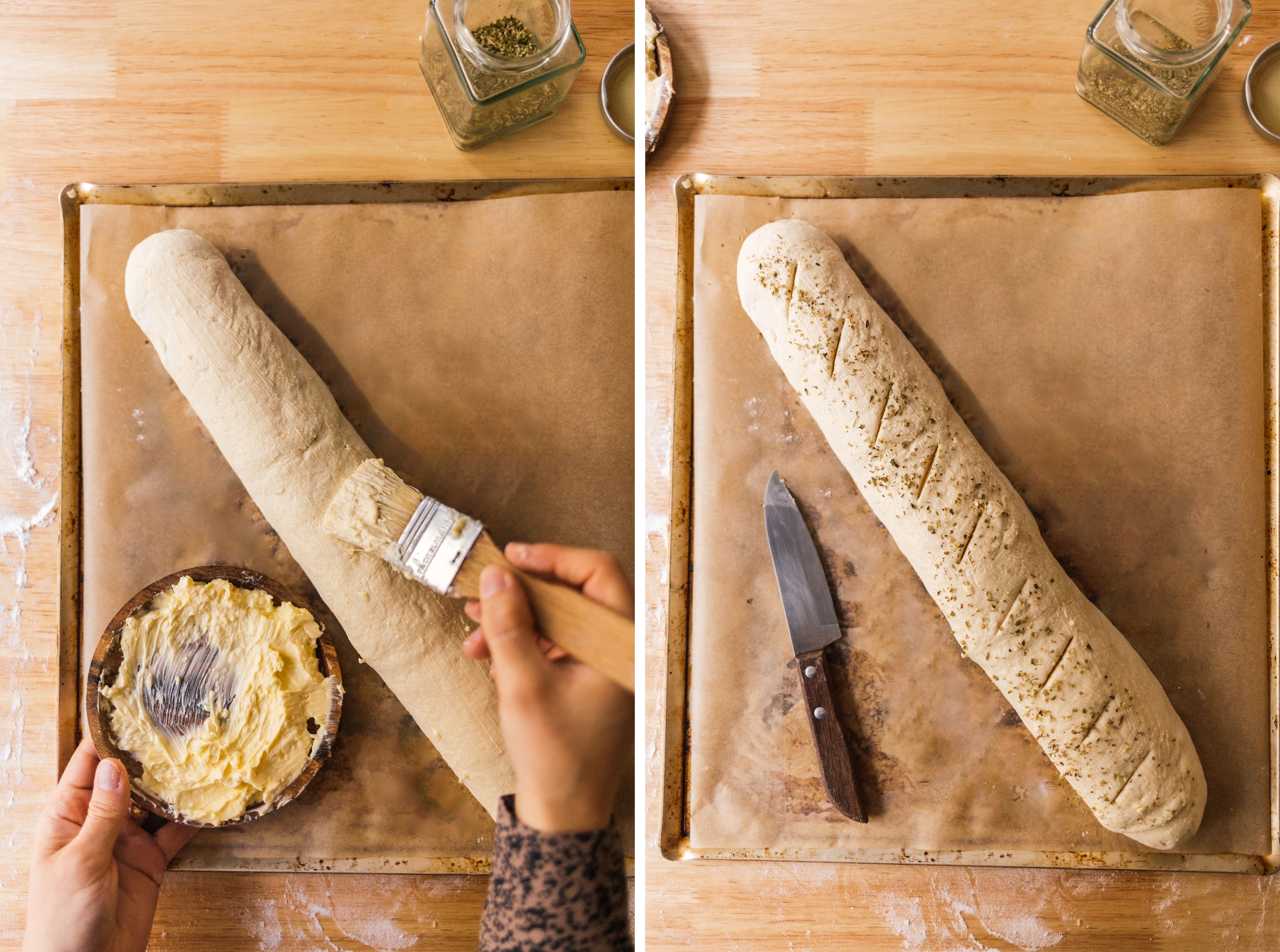 R846 Gefüllte Pizzarolle (aka Stromboli) mit veganer Salami und Pfefferonen