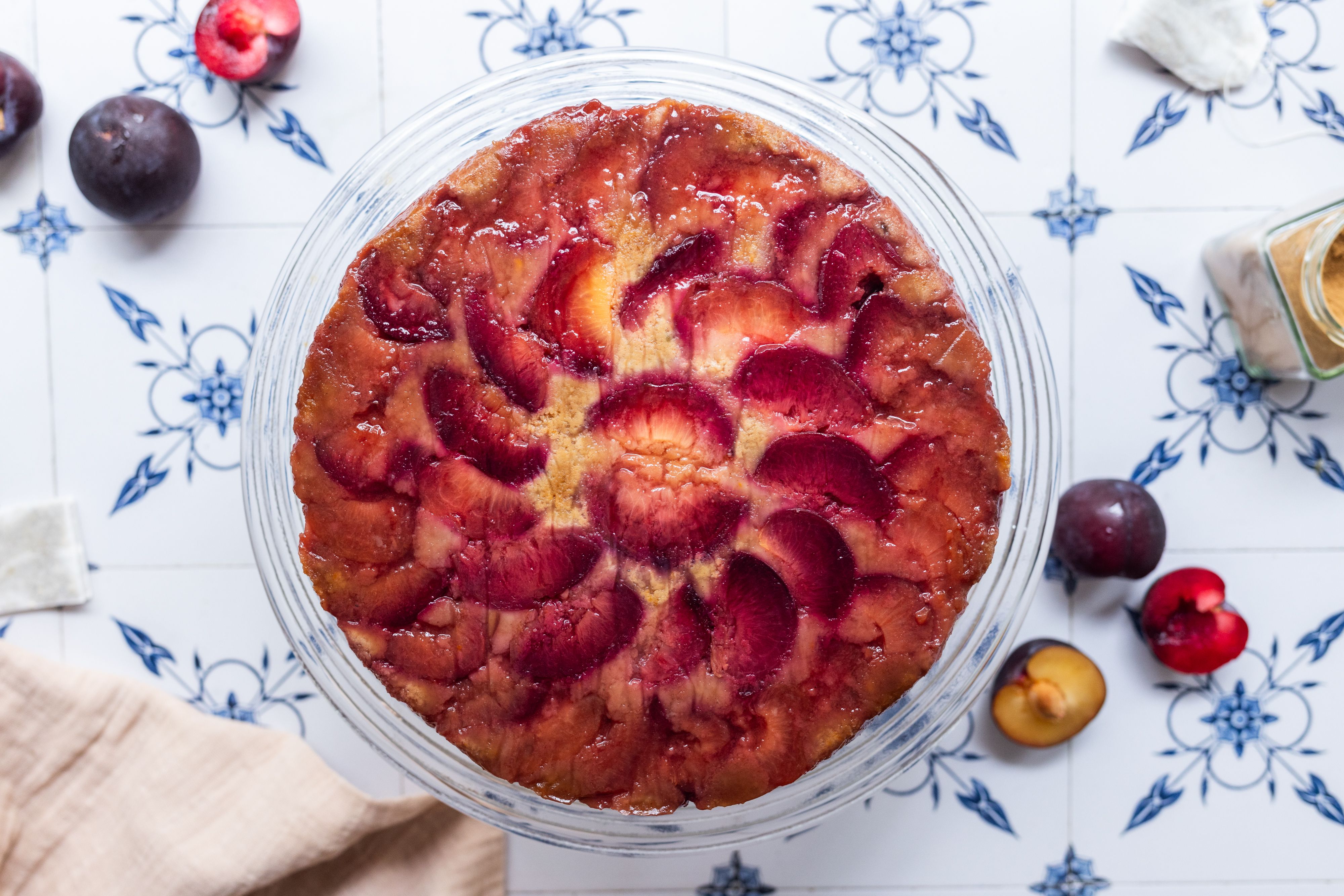 Plum Upsidedown Cake
