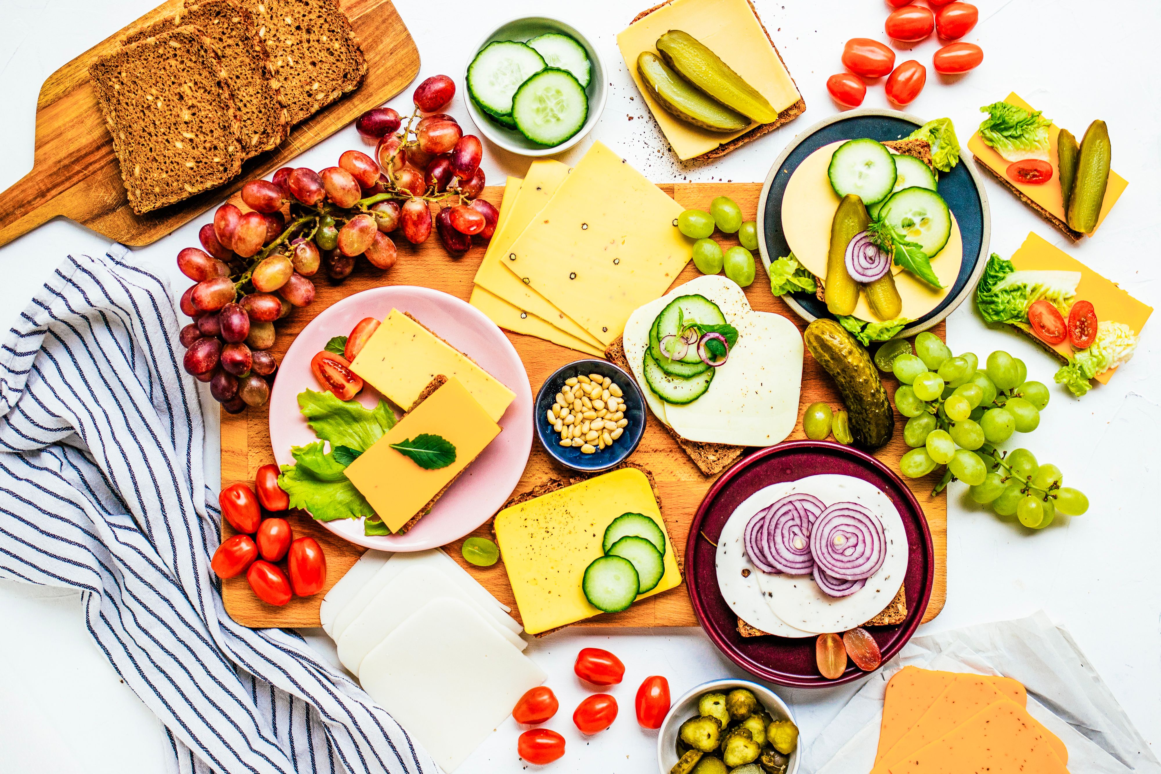 Veganer Scheibenkäse im Supermarkt