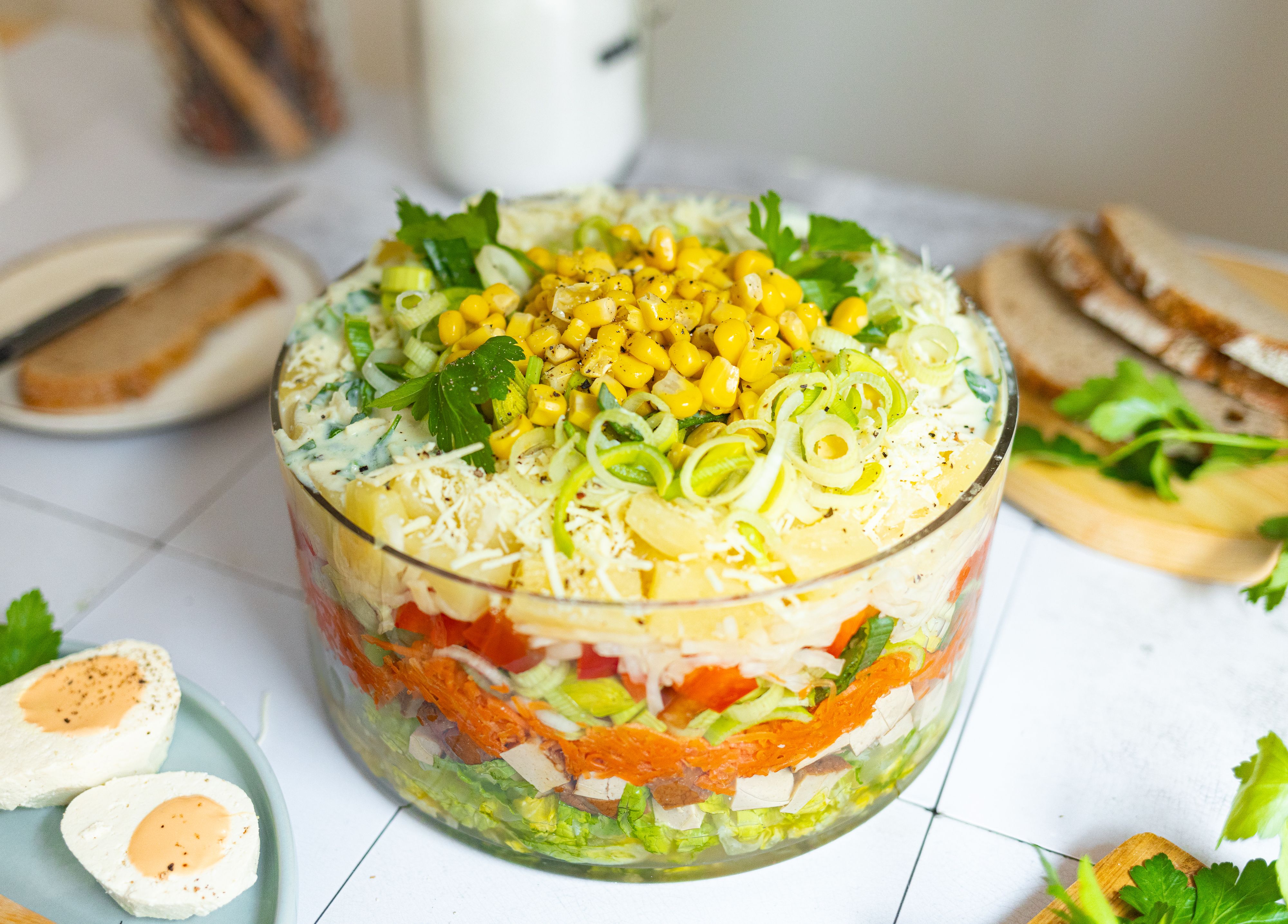  Vegan Layered Salad