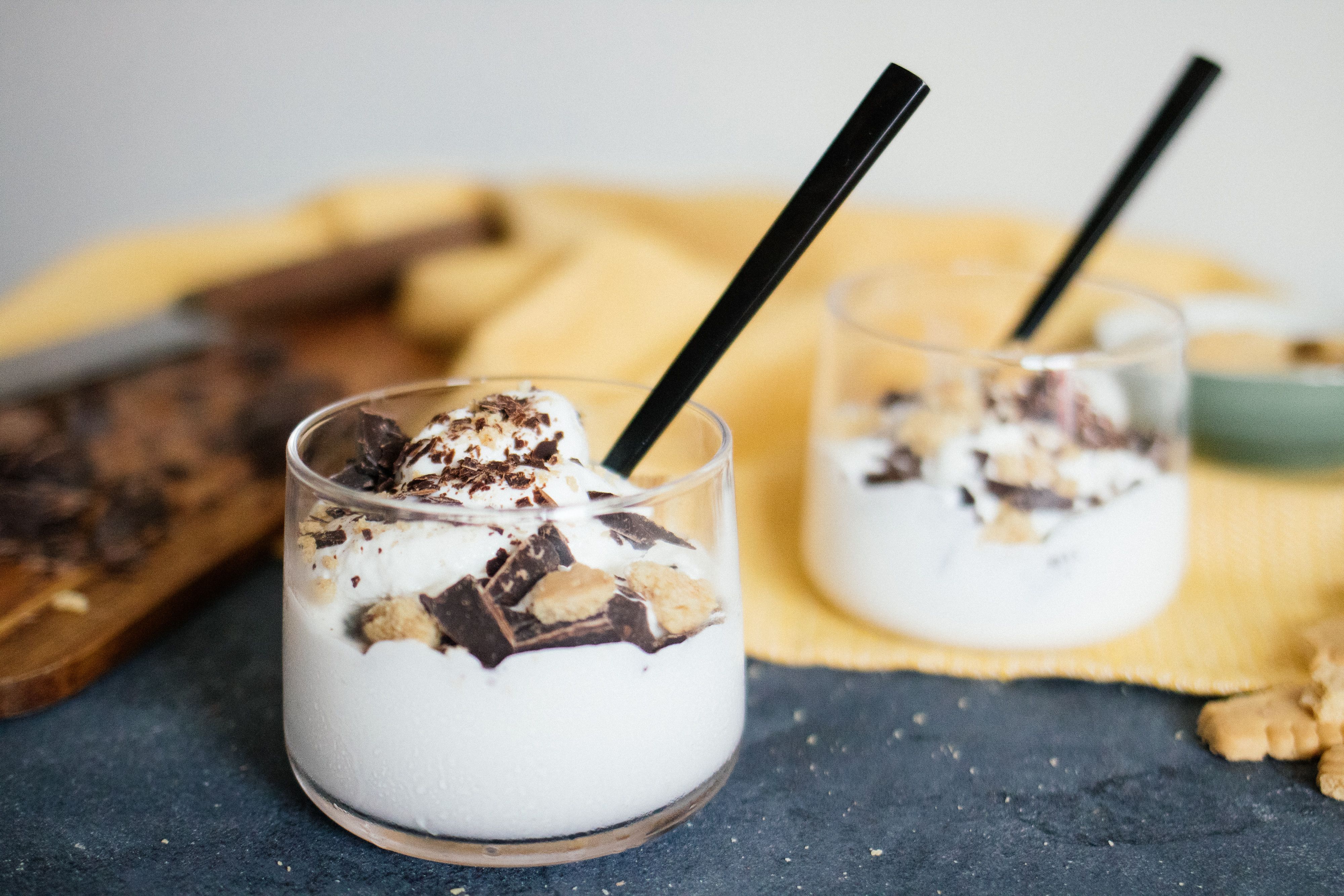 Homemade, vegan McFlurry