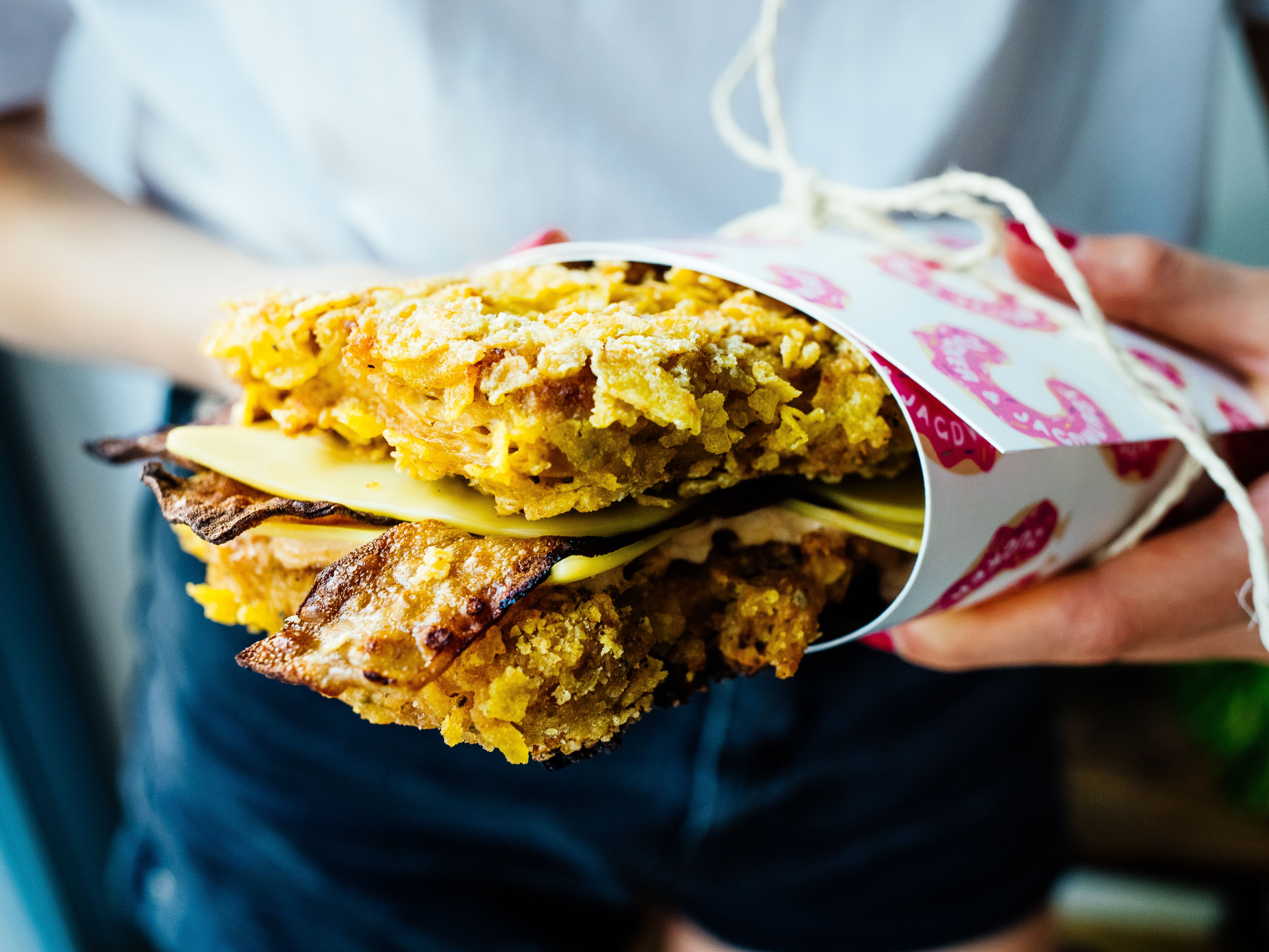 Vegan Double Down Sandwich