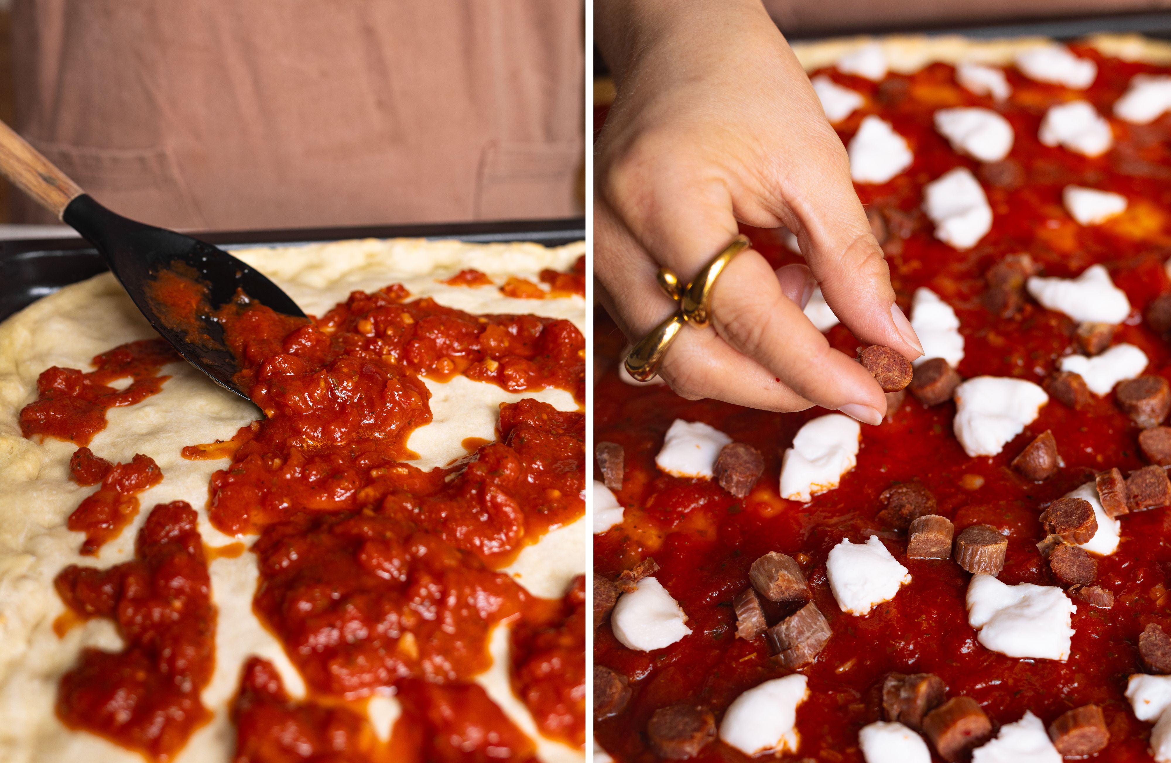 R982 - Vegane Deep Dish Pizza