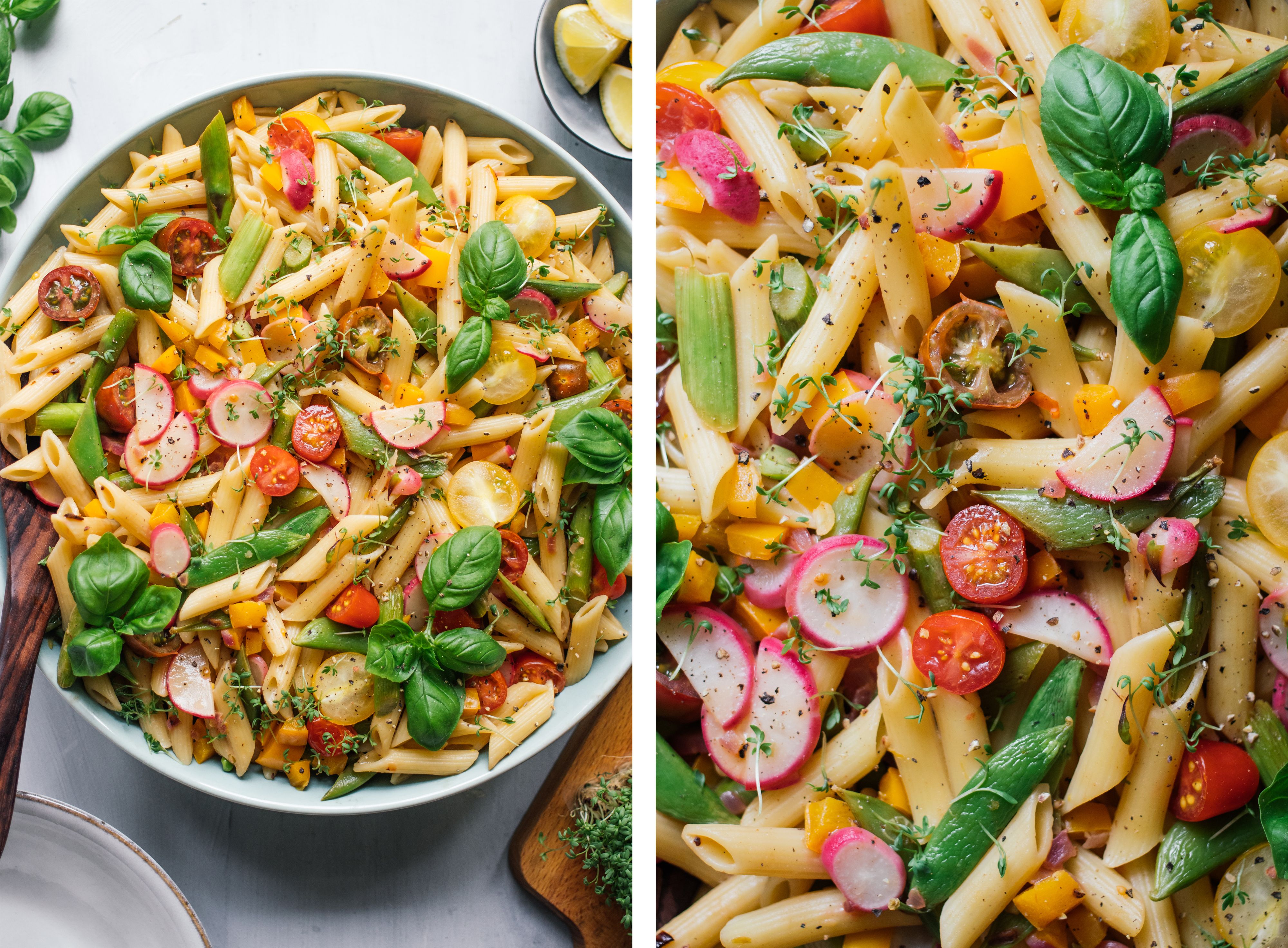R498 Vegan Pasta Primavera