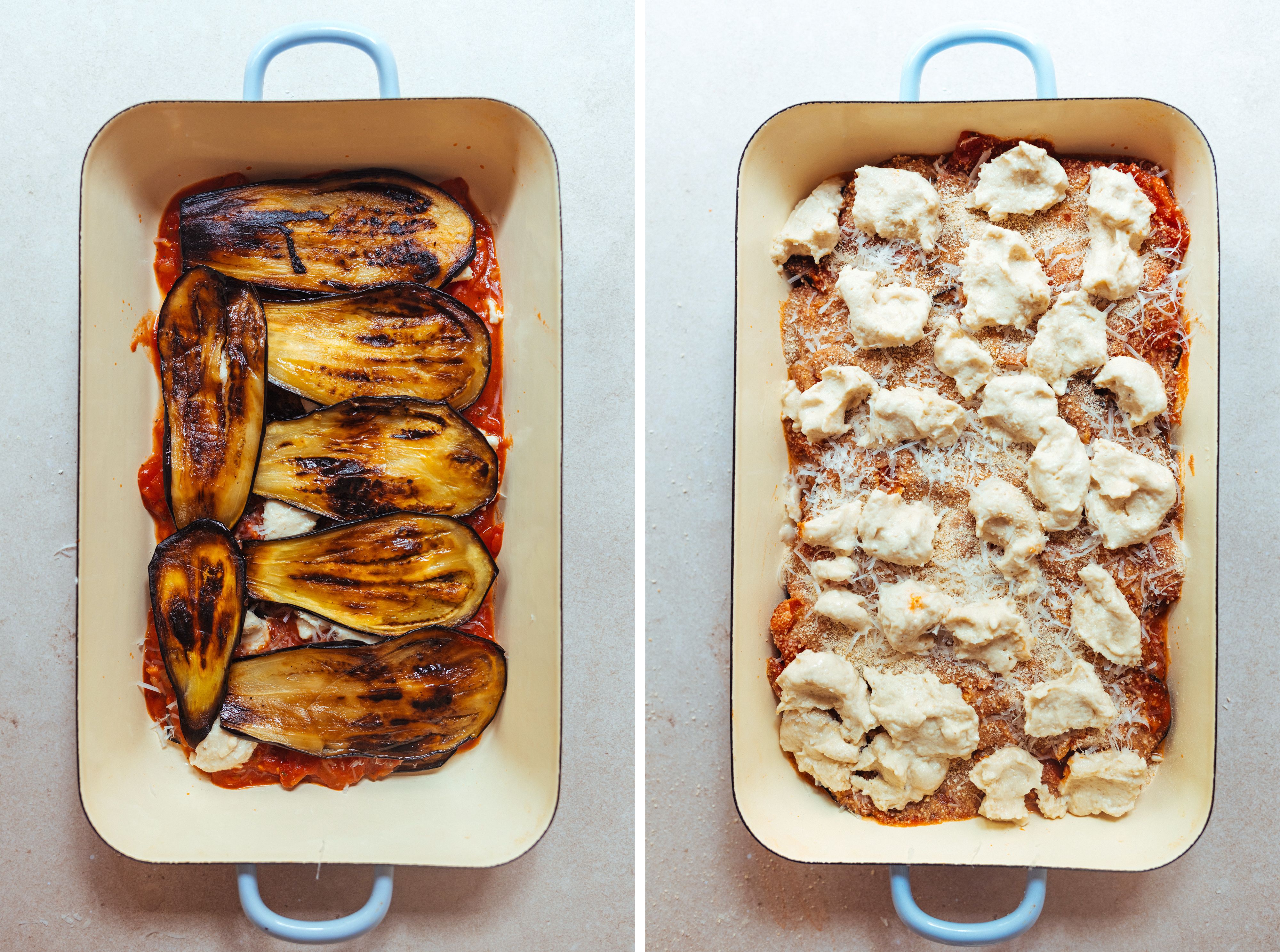 R916 Veganer Auberginenauflauf (Parmigiana di melanzane)