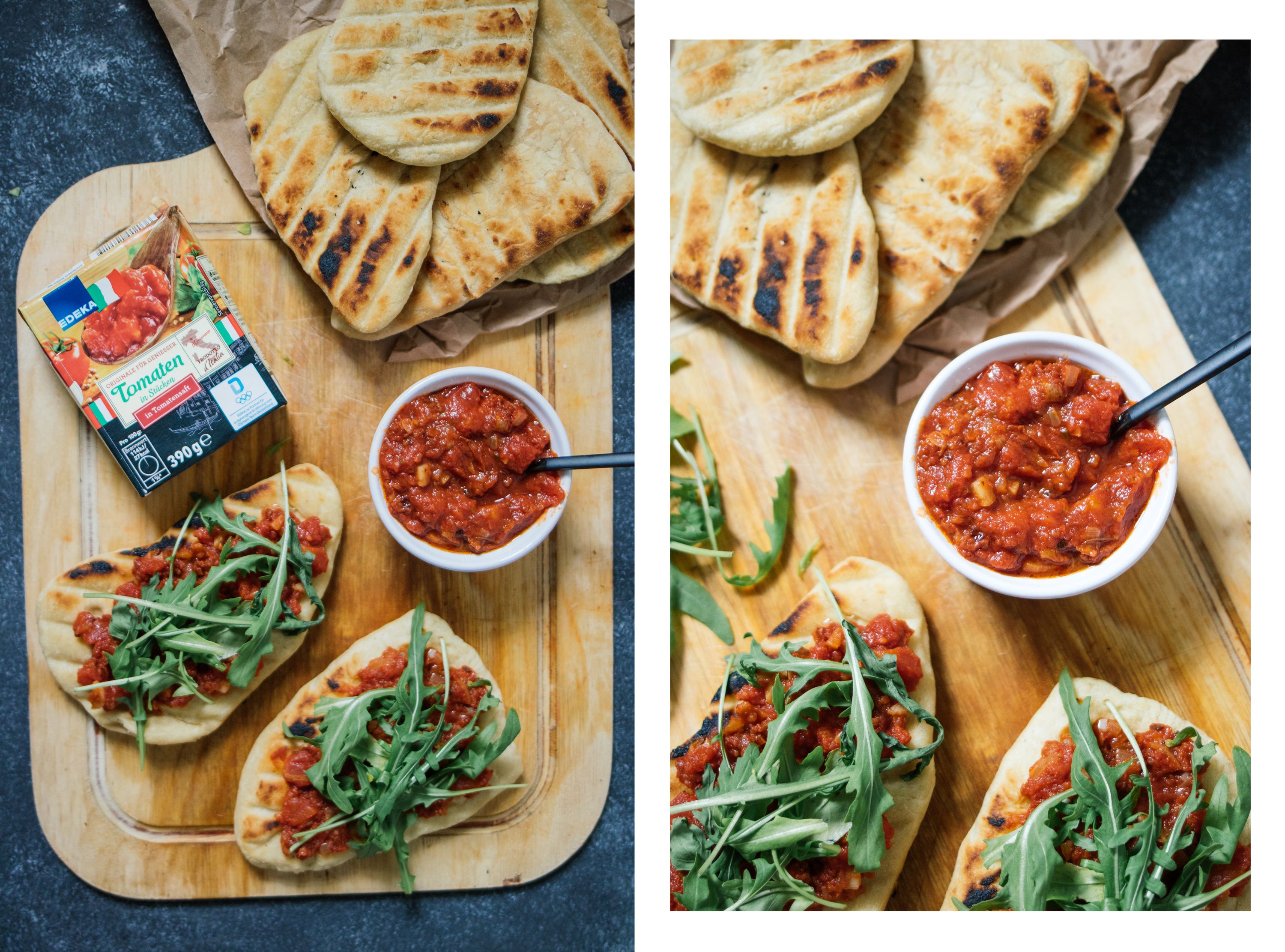 R283 Grillbrote mit Paprika-Tomaten-Aufstrich