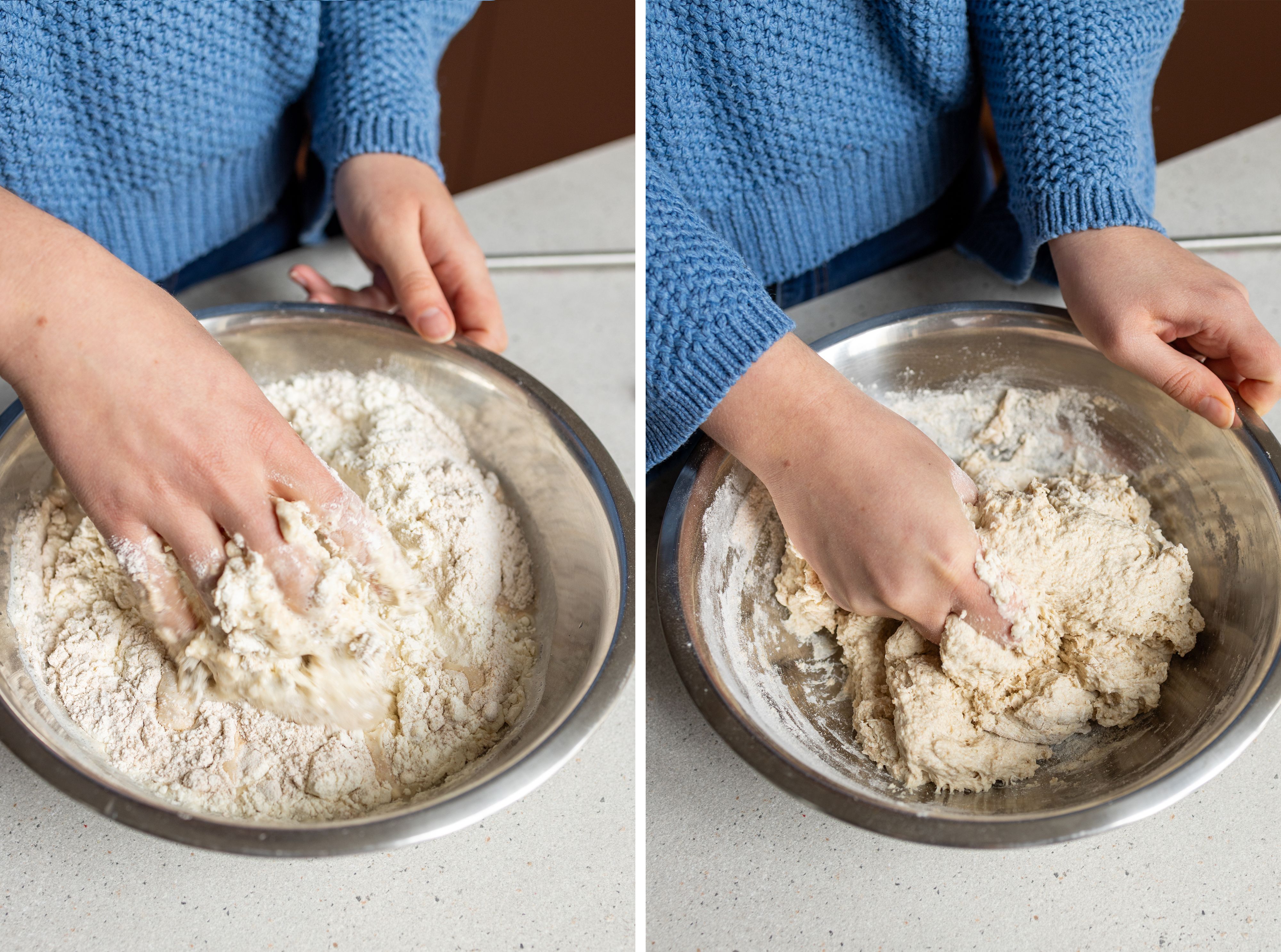 R1046 Einfache Sauerteigbrötchen über Nacht