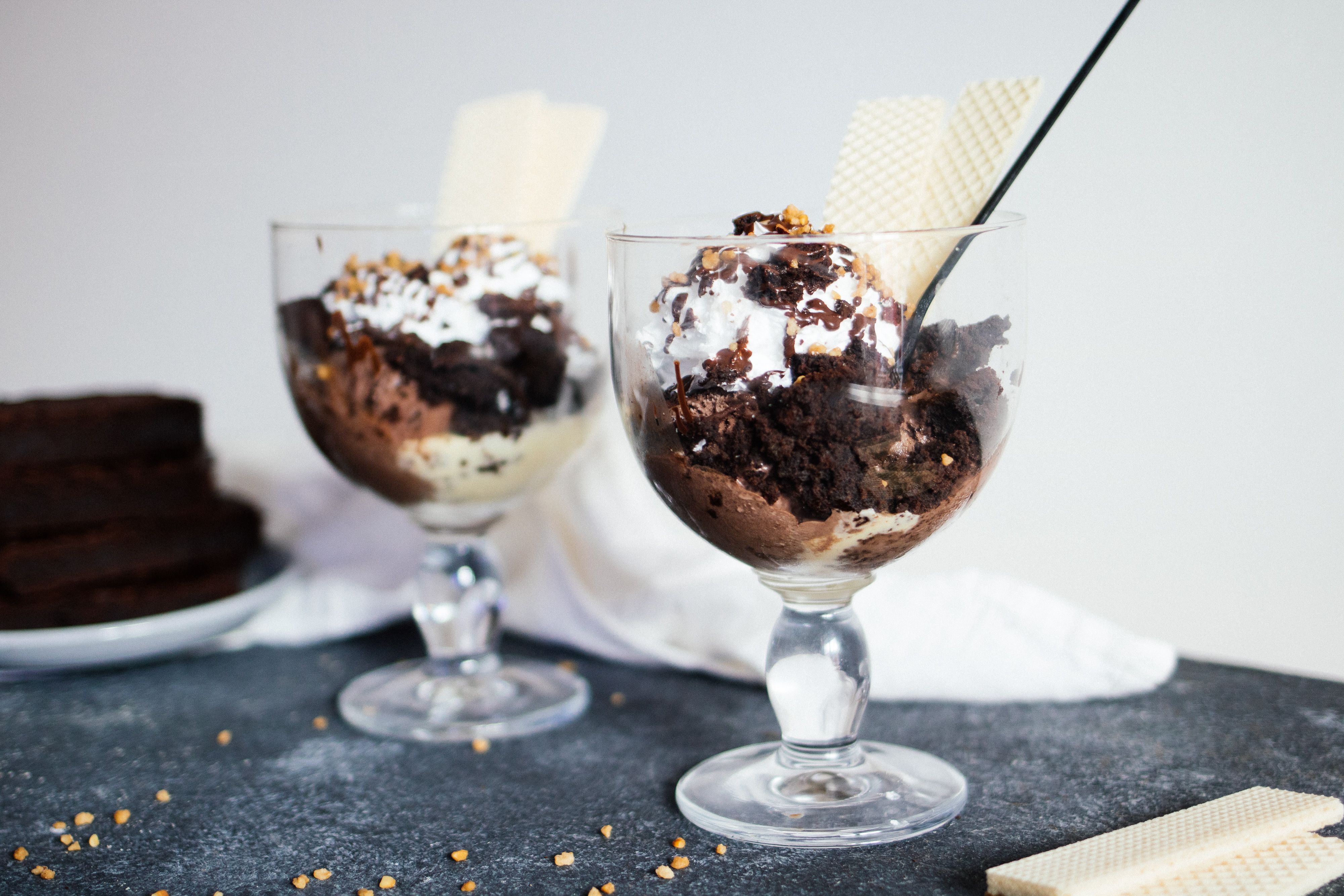 Vegan Brownie Sundae