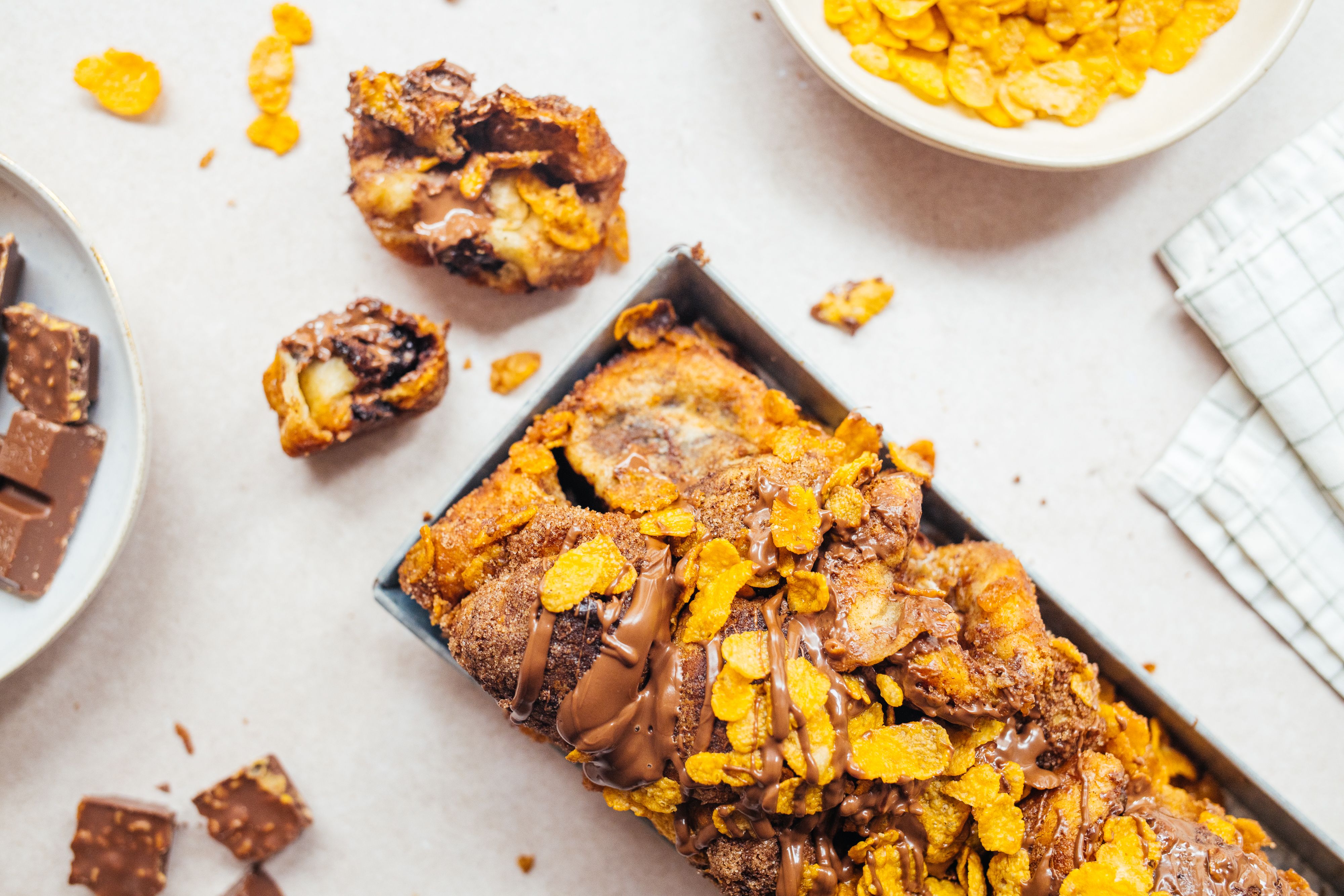 R951 Veganes Choco Crunch Monkeybread