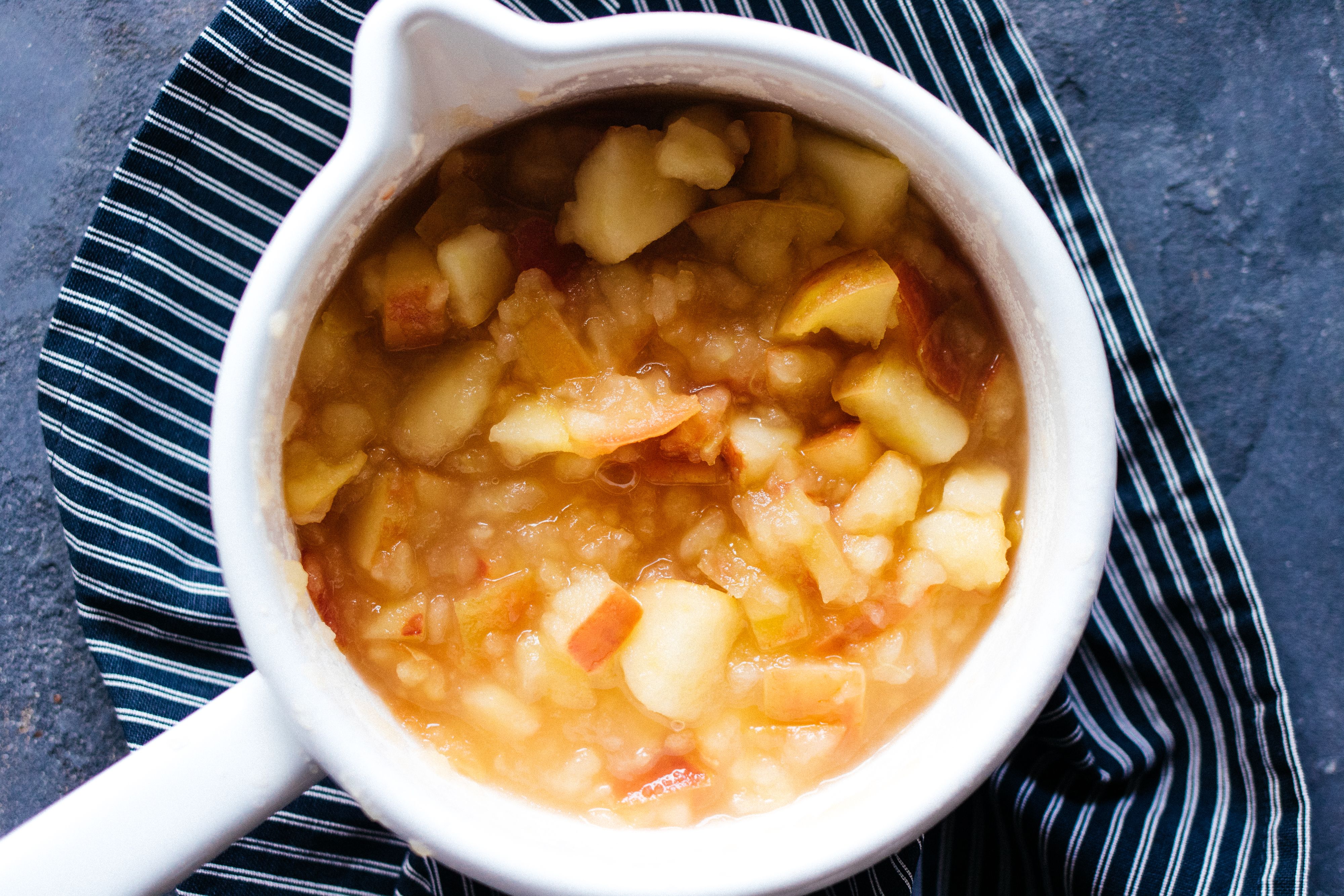 R457 Vegane Overnight Oats mit selbstgemachtem Apfelmus