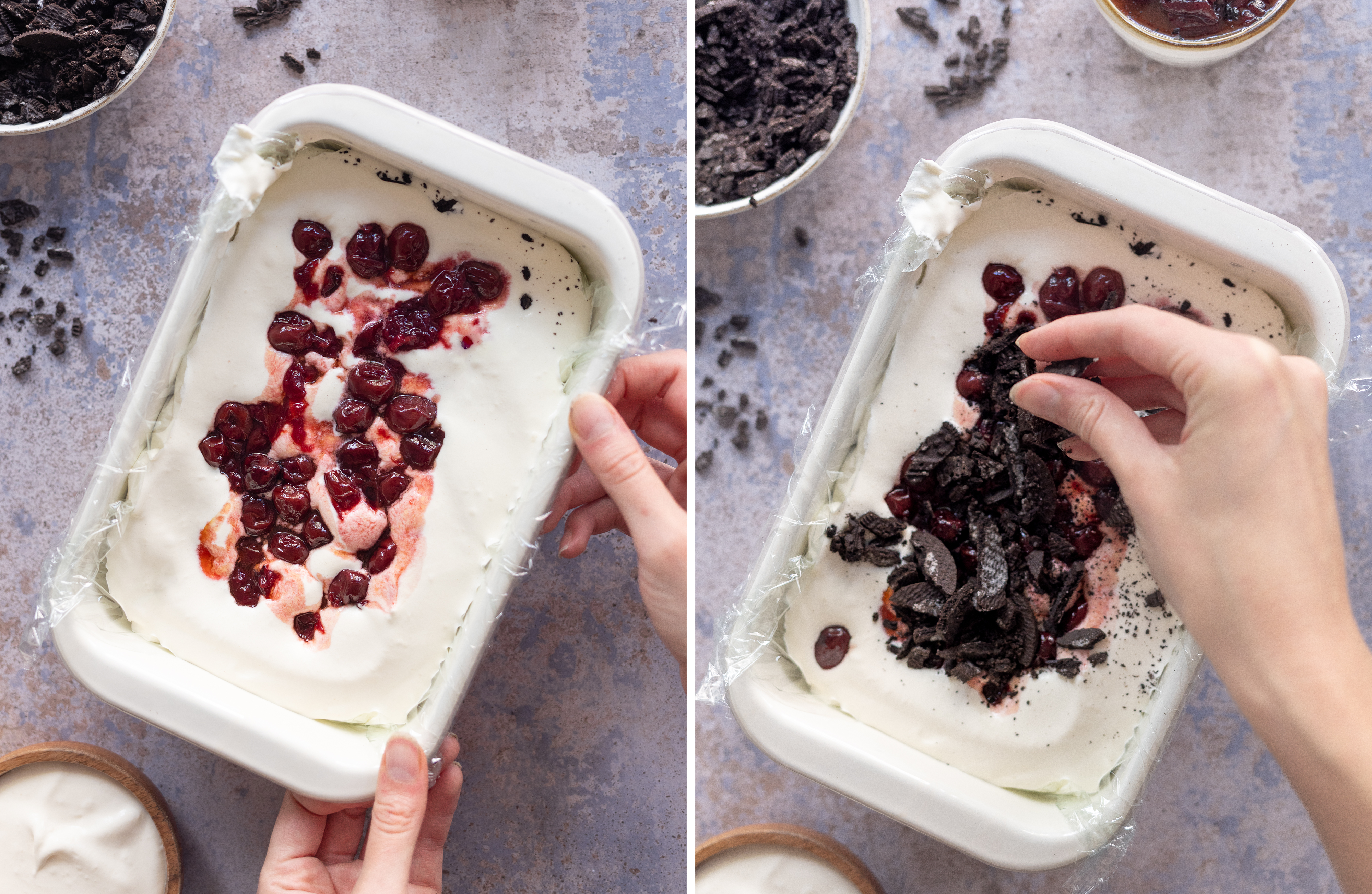 R977 - Vegan Black Forest Cherry Cake (No-Bake)