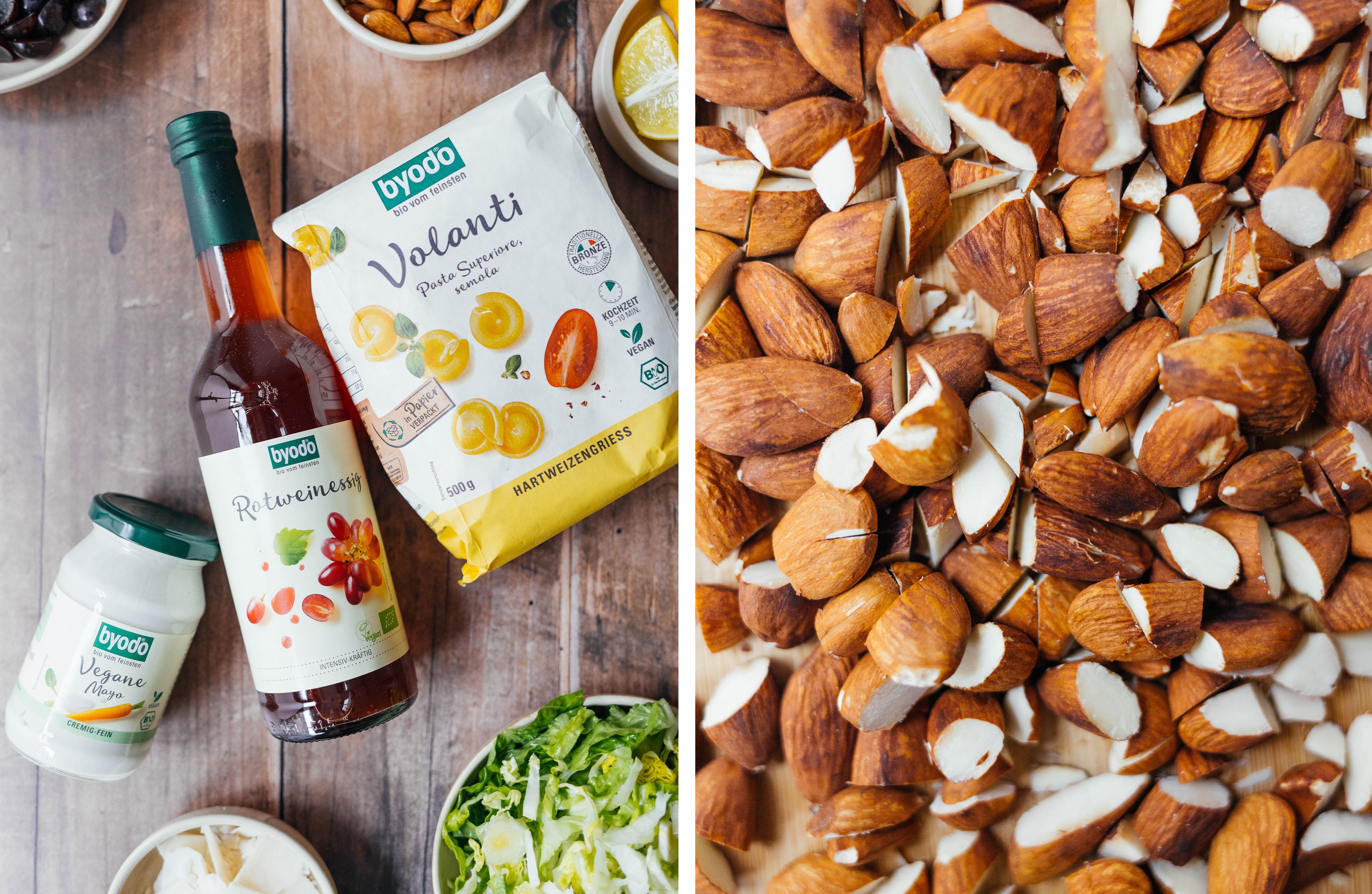 R814 Vegane Caesar Salad Pasta