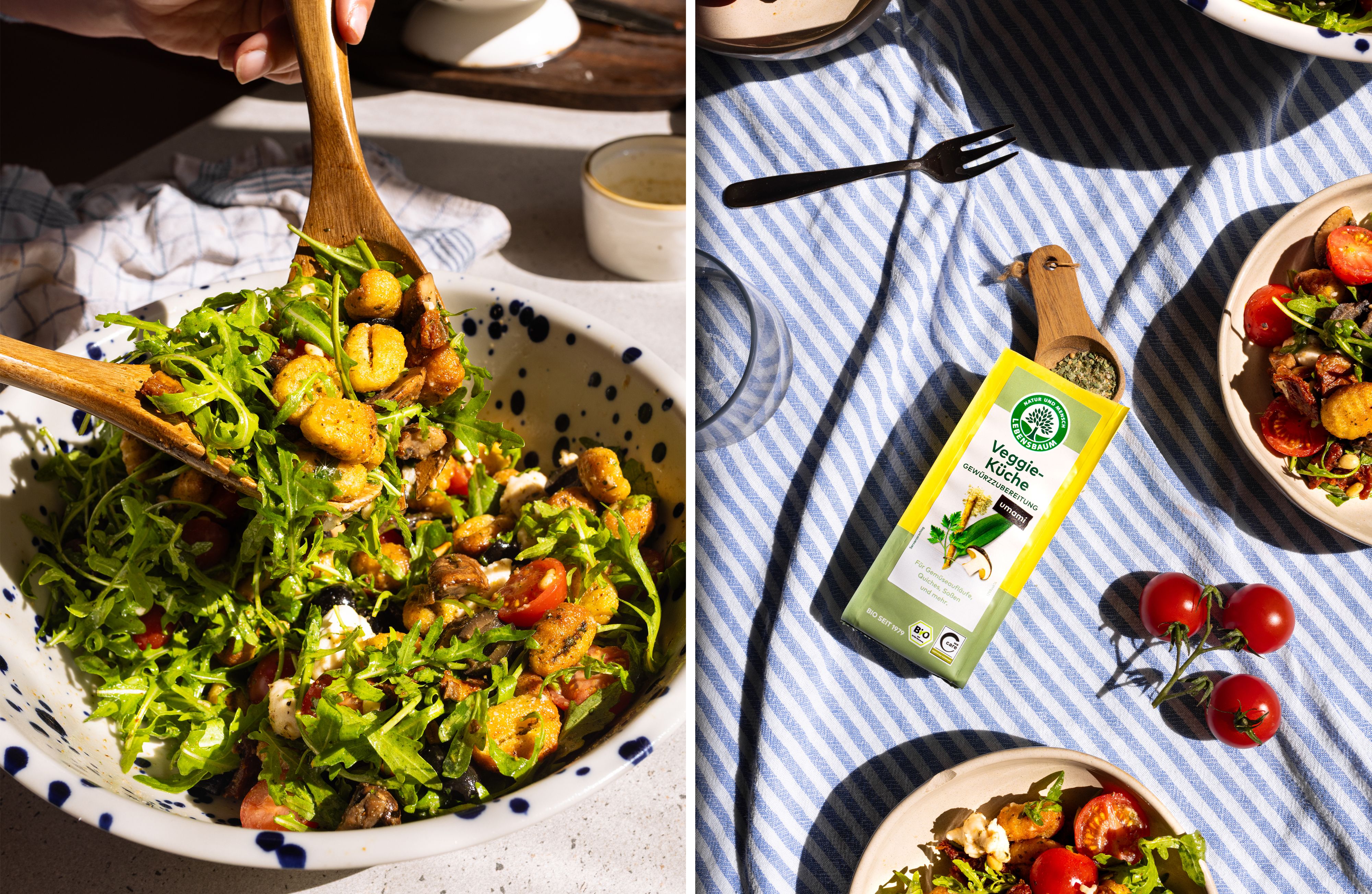  R1065 - Knuspriger Gnocchi-Salat aus dem Airfryer