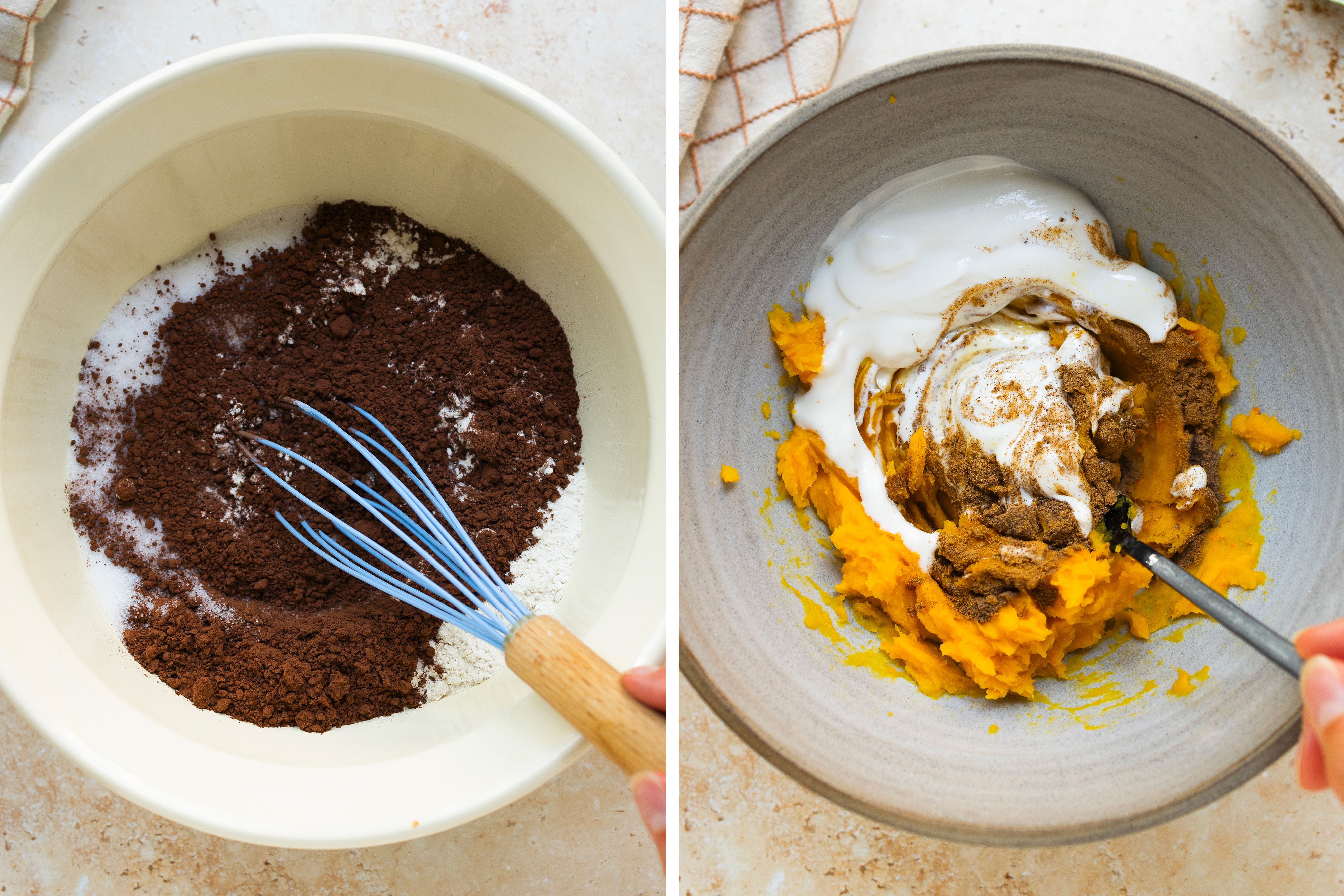 R569 Vegane Kürbis-Brownies