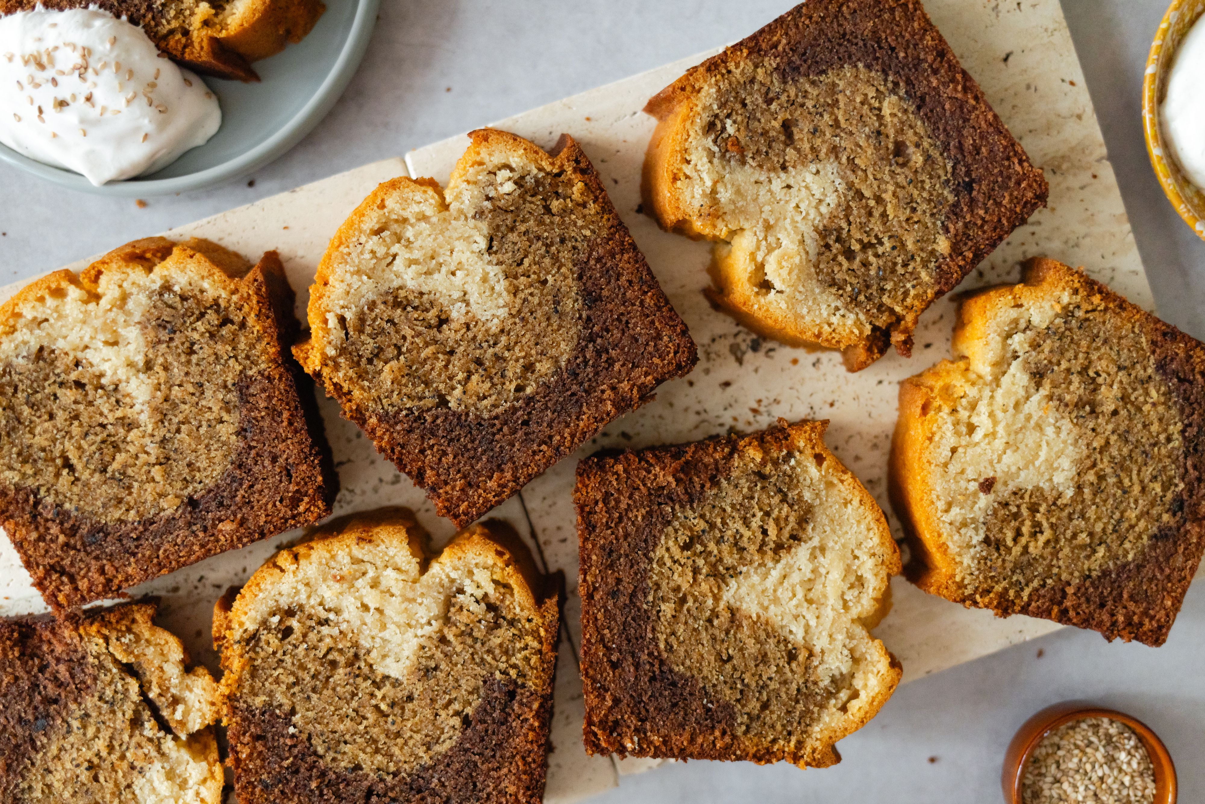 Vegan Marble Cake with Miso