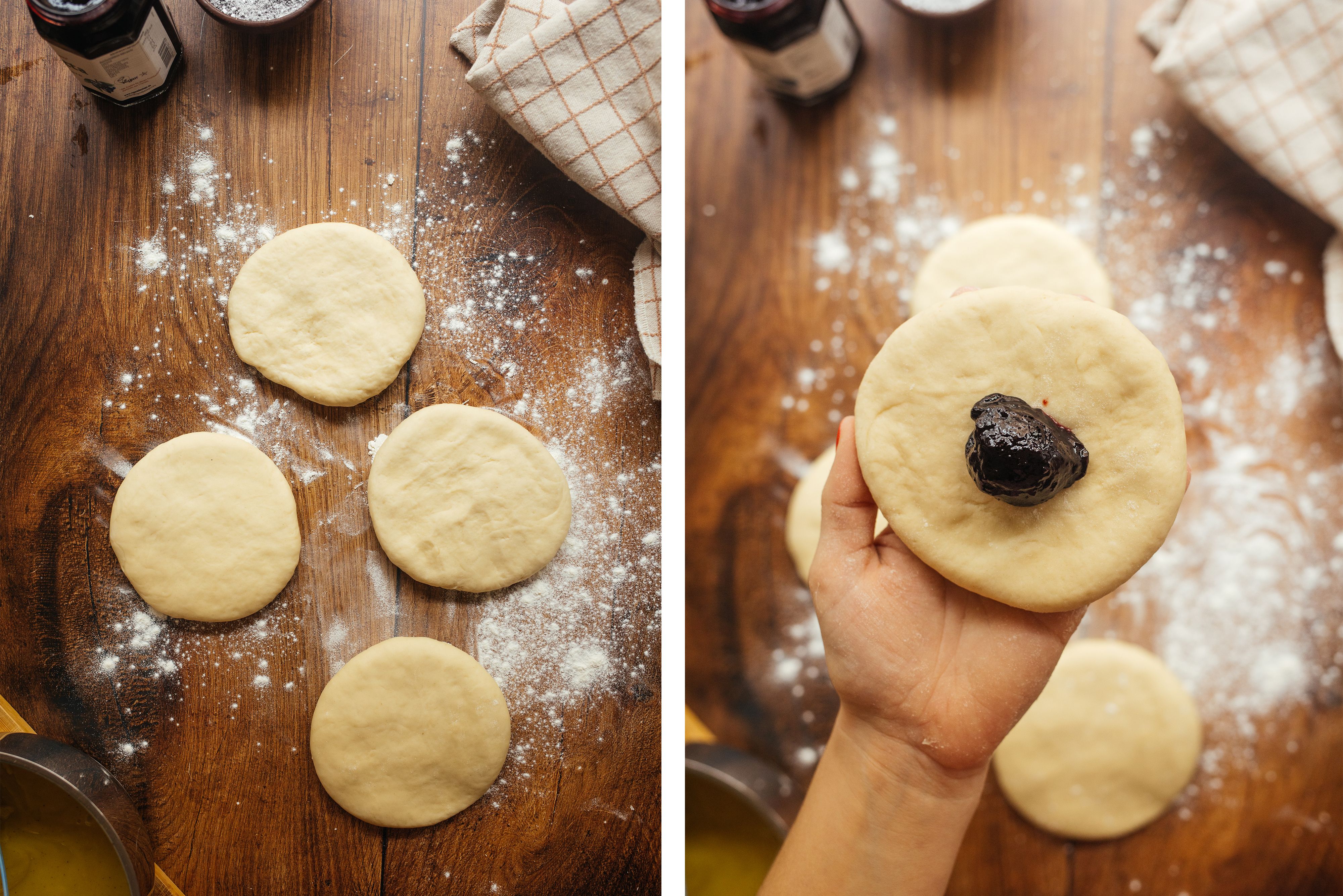 R369 Vegan “Germknödel“ with Vanilla Sauce (Yeast Dumplings)