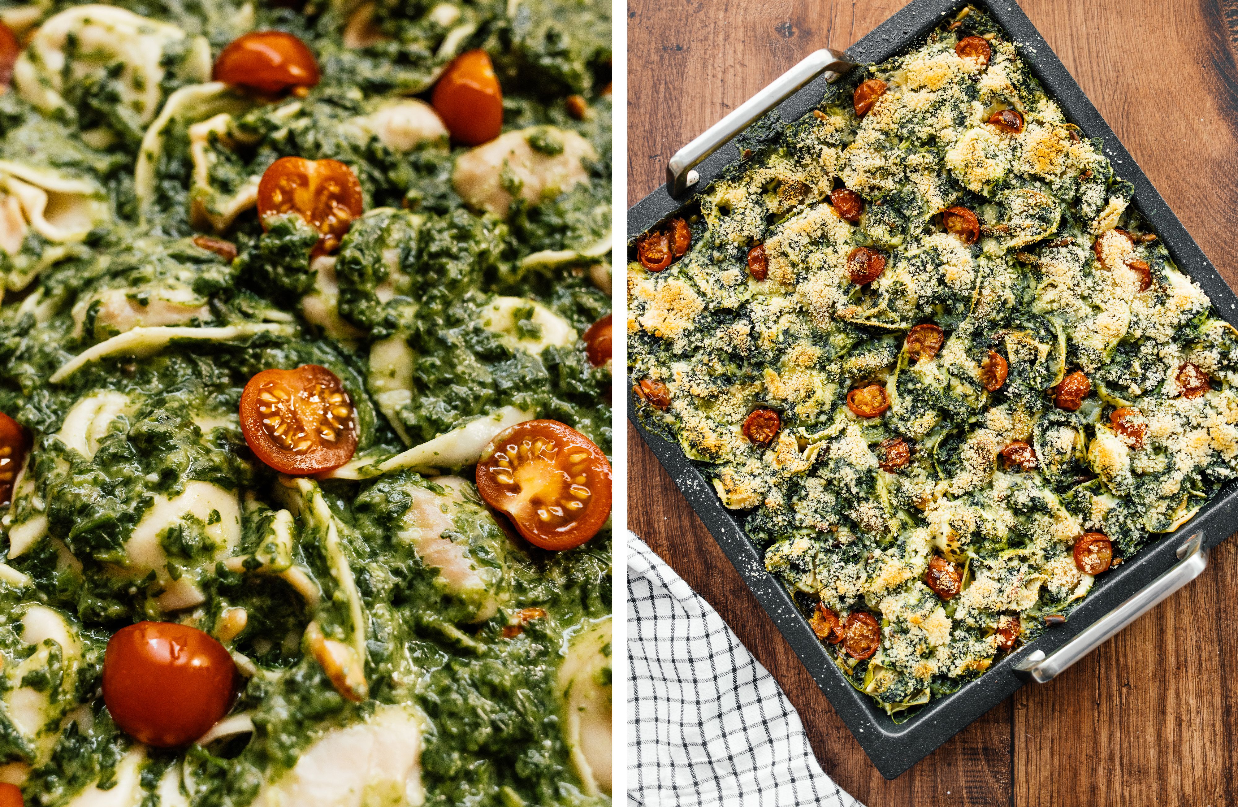 R731 Vegan Tortellini Casserole (with 5 ingredients)