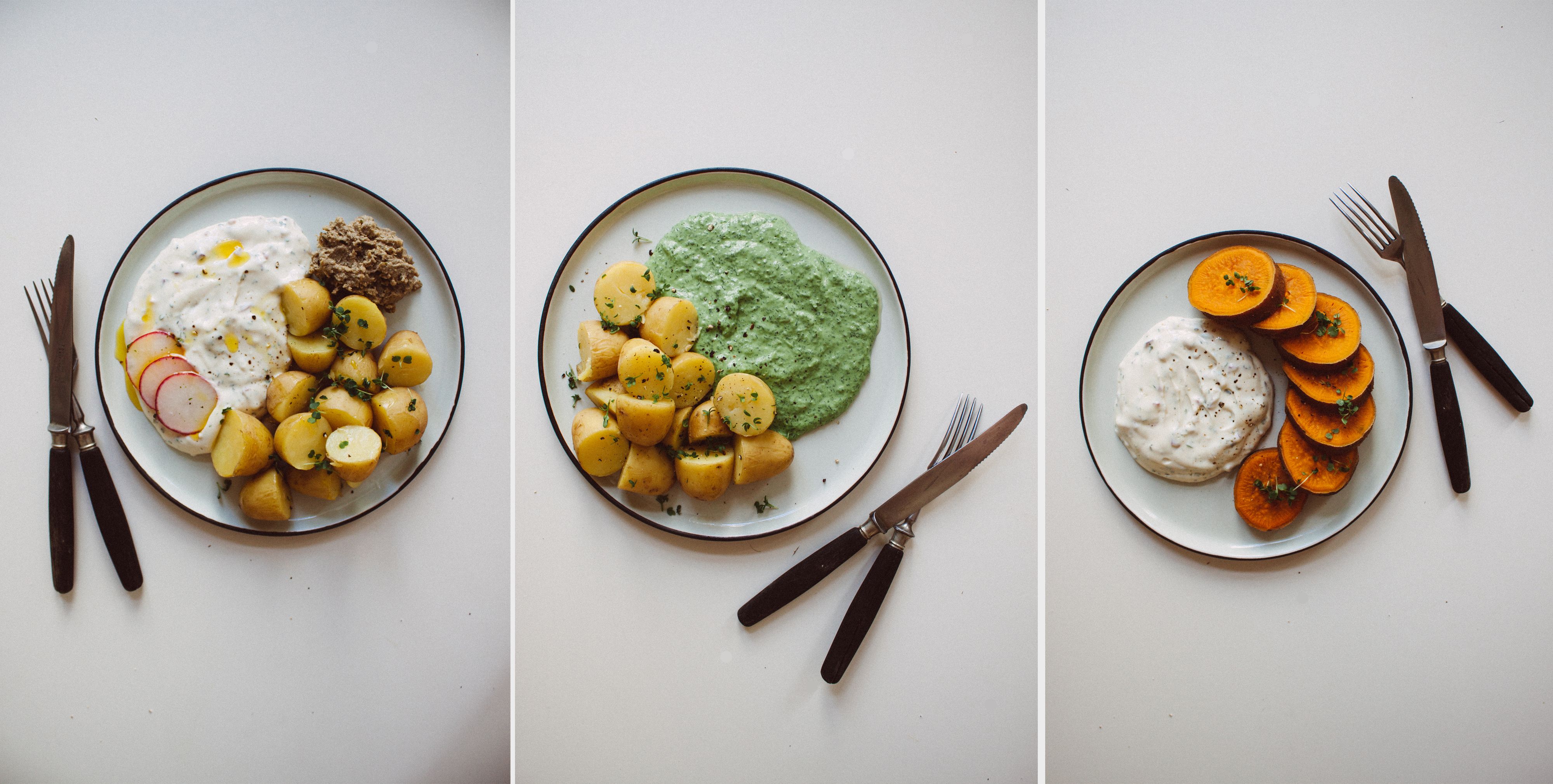 R187 Kartoffeln mit Quark 3 vegane Rezepte