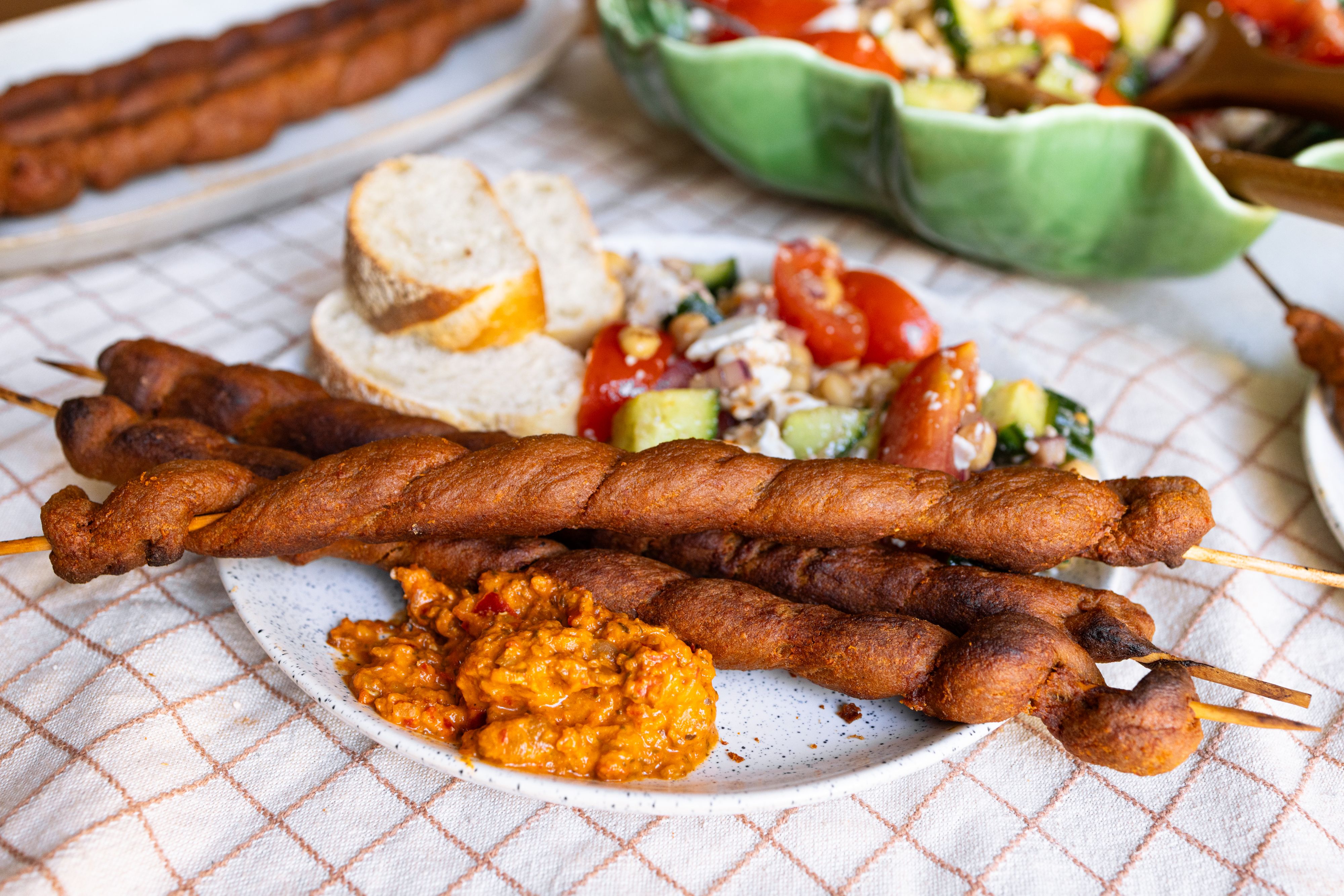 R1057 – Vegan grilled skewers