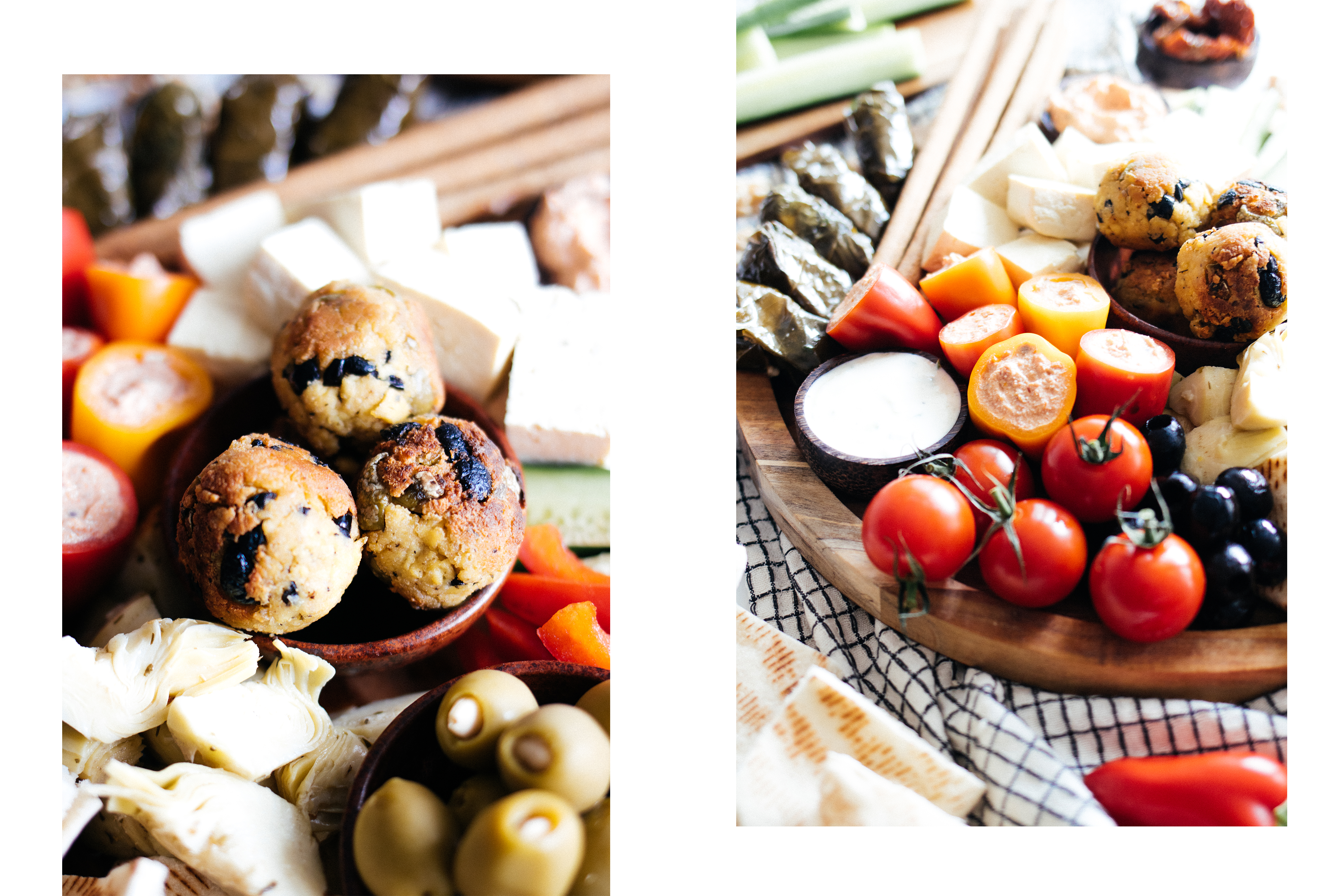 R512 Vegan Greek Mezze Platter