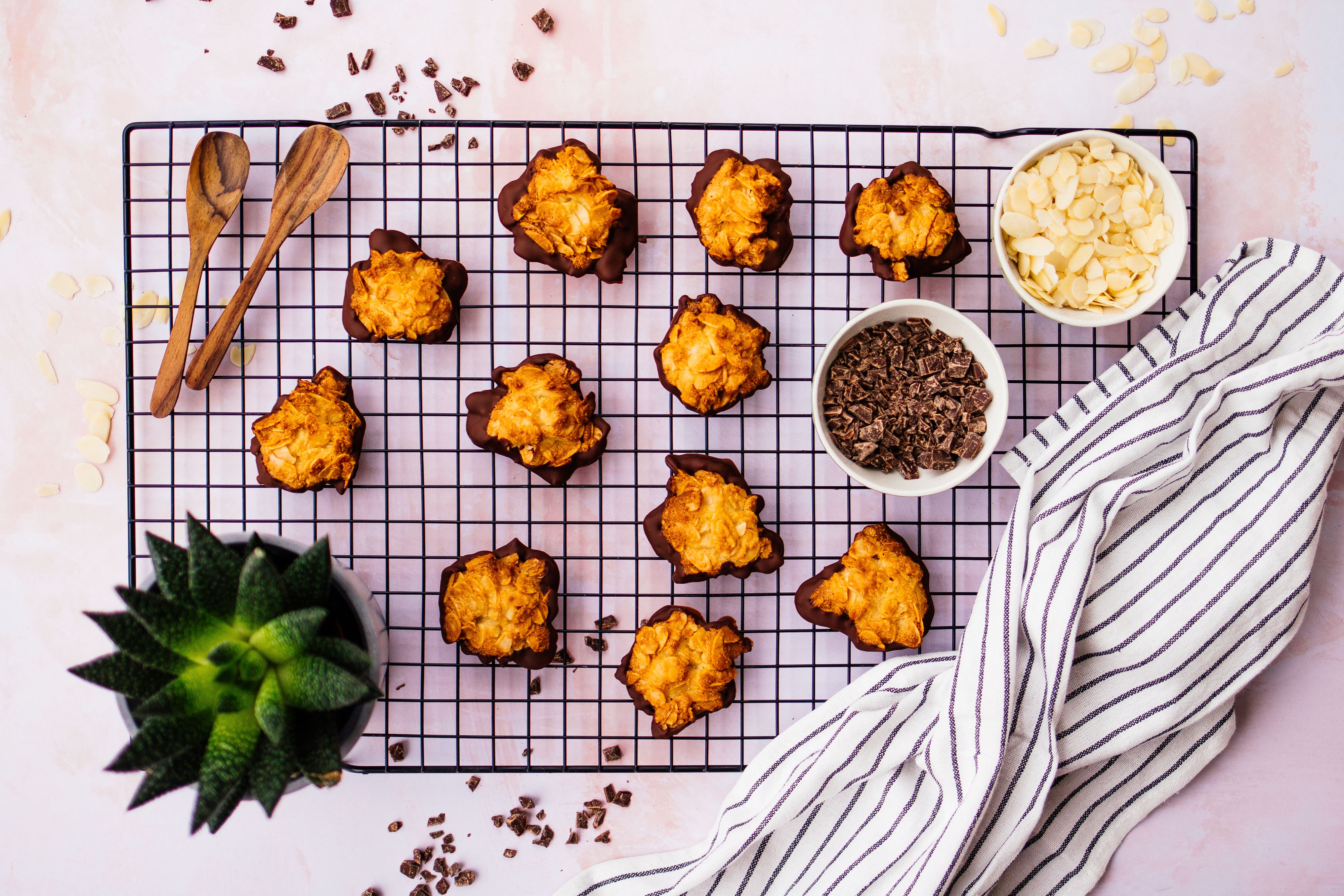 Vegan Florentine Biscuits