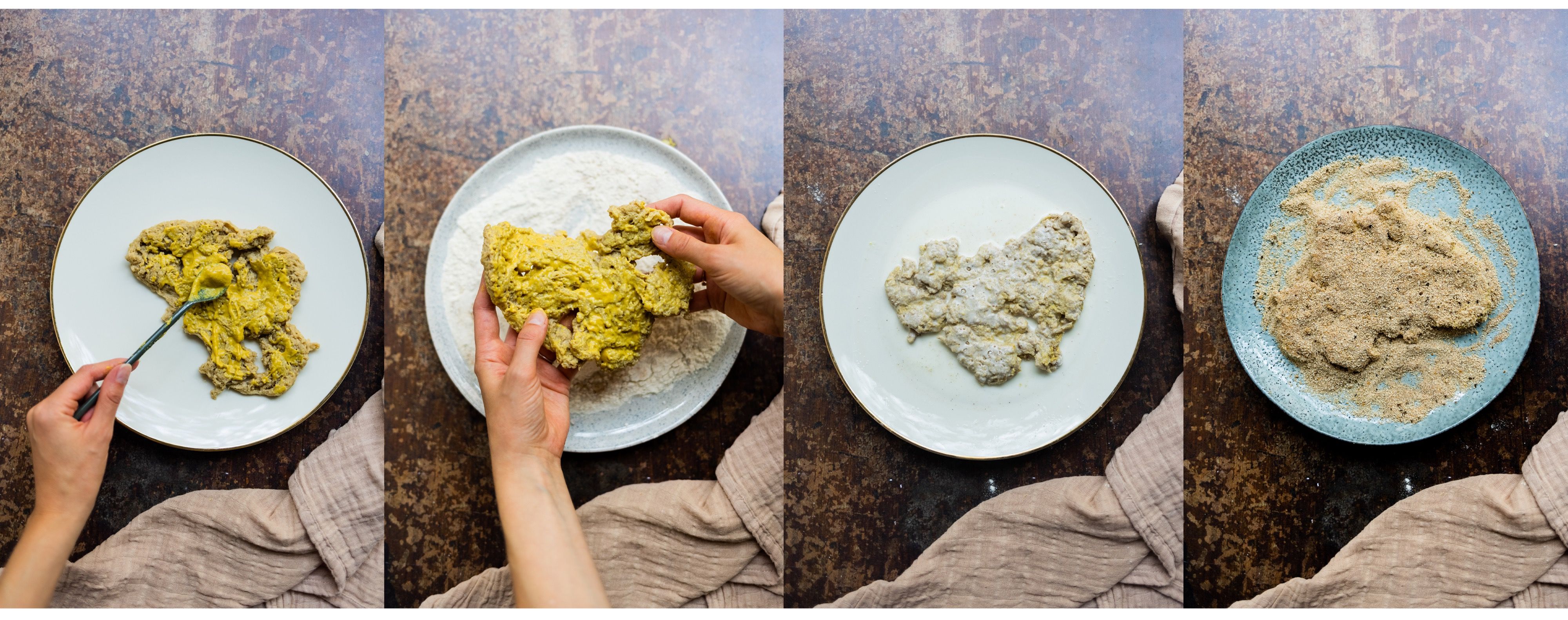 R668 Veganes Jägerschnitzel mit Pfifferlingen und Spätzle