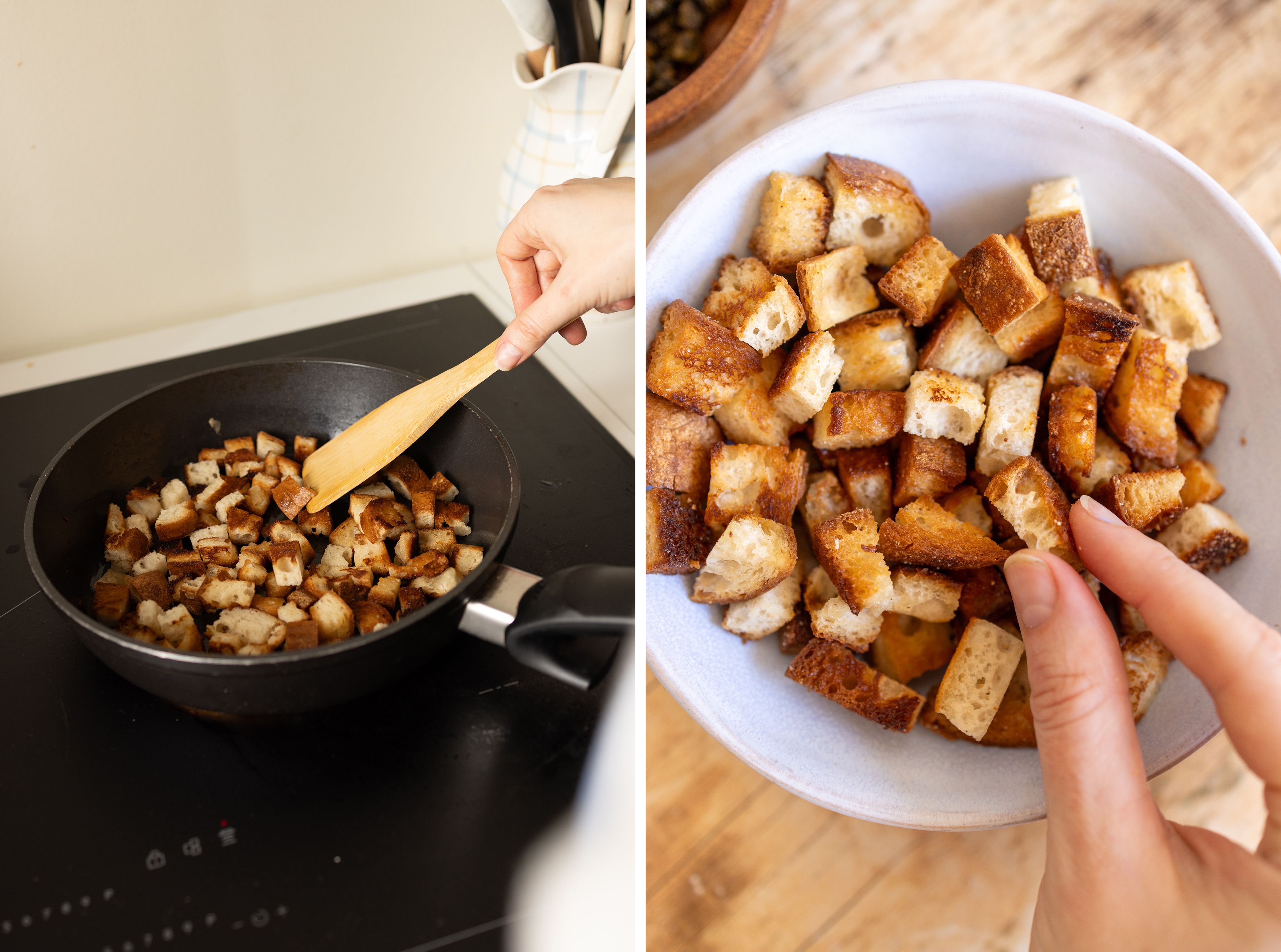 R1026 Savory French Toast with Vegan Caesar Salad