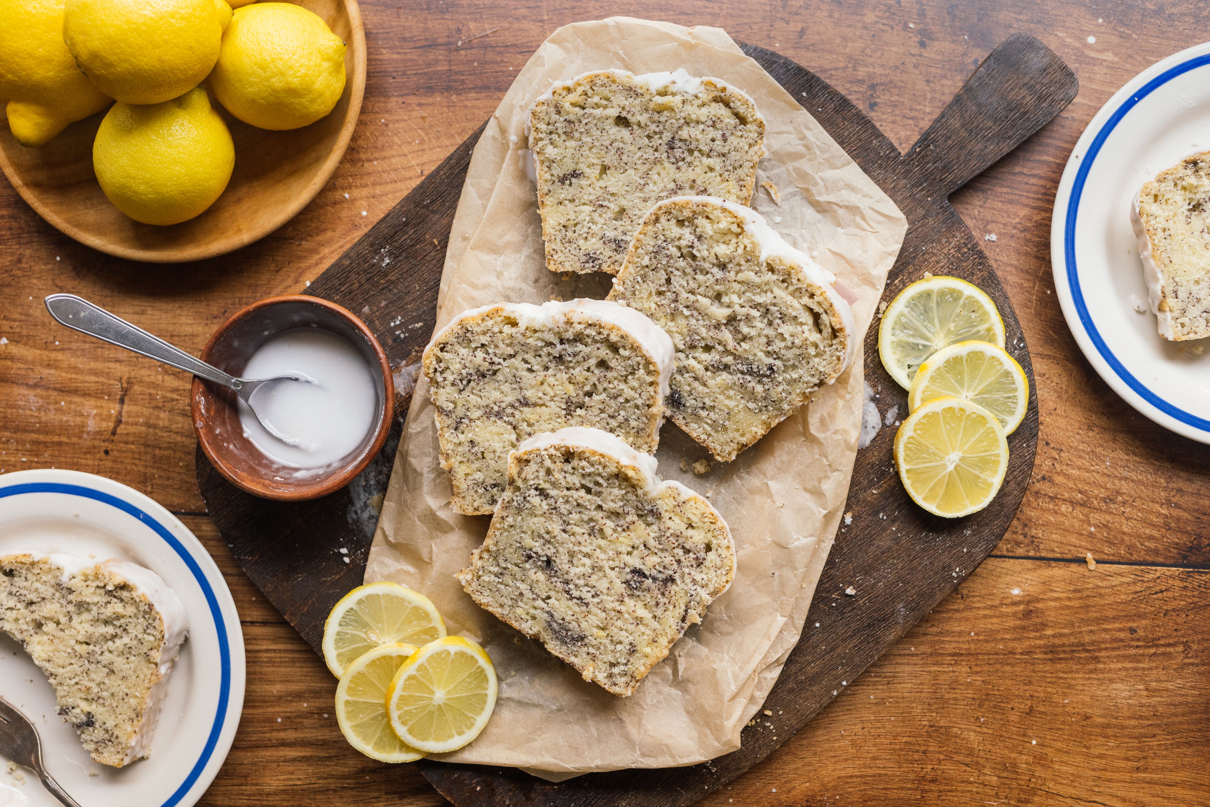 Veganer Zitronen-Mohn-Kuchen