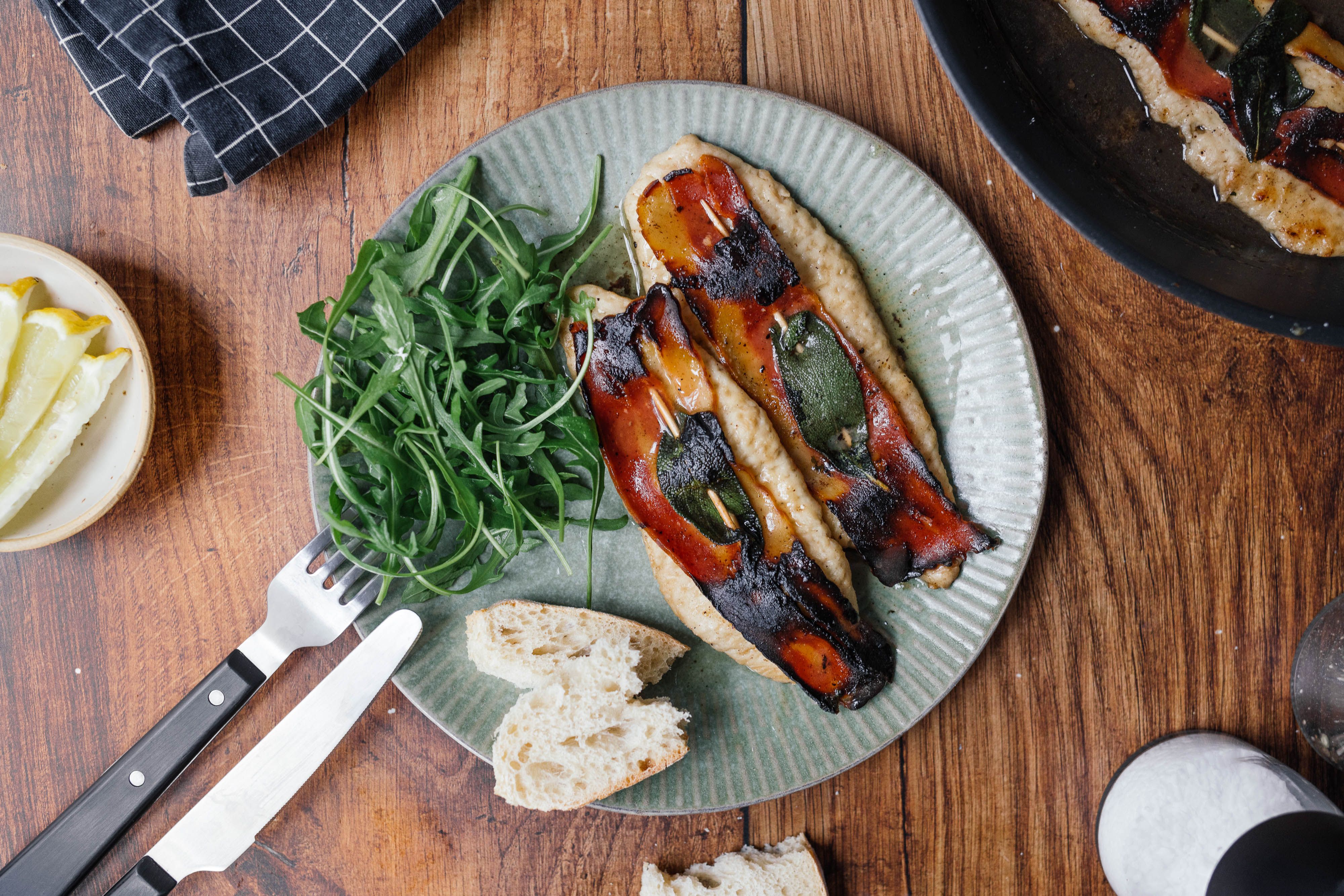 Veganes Saltimbocca alla romana