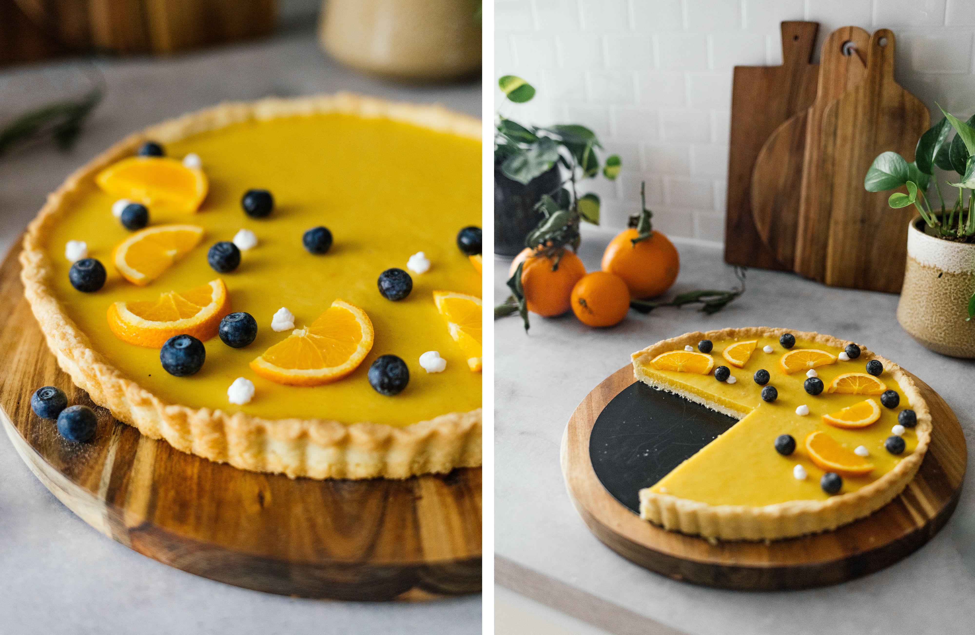 R726 Simple Vegan Orange Tart