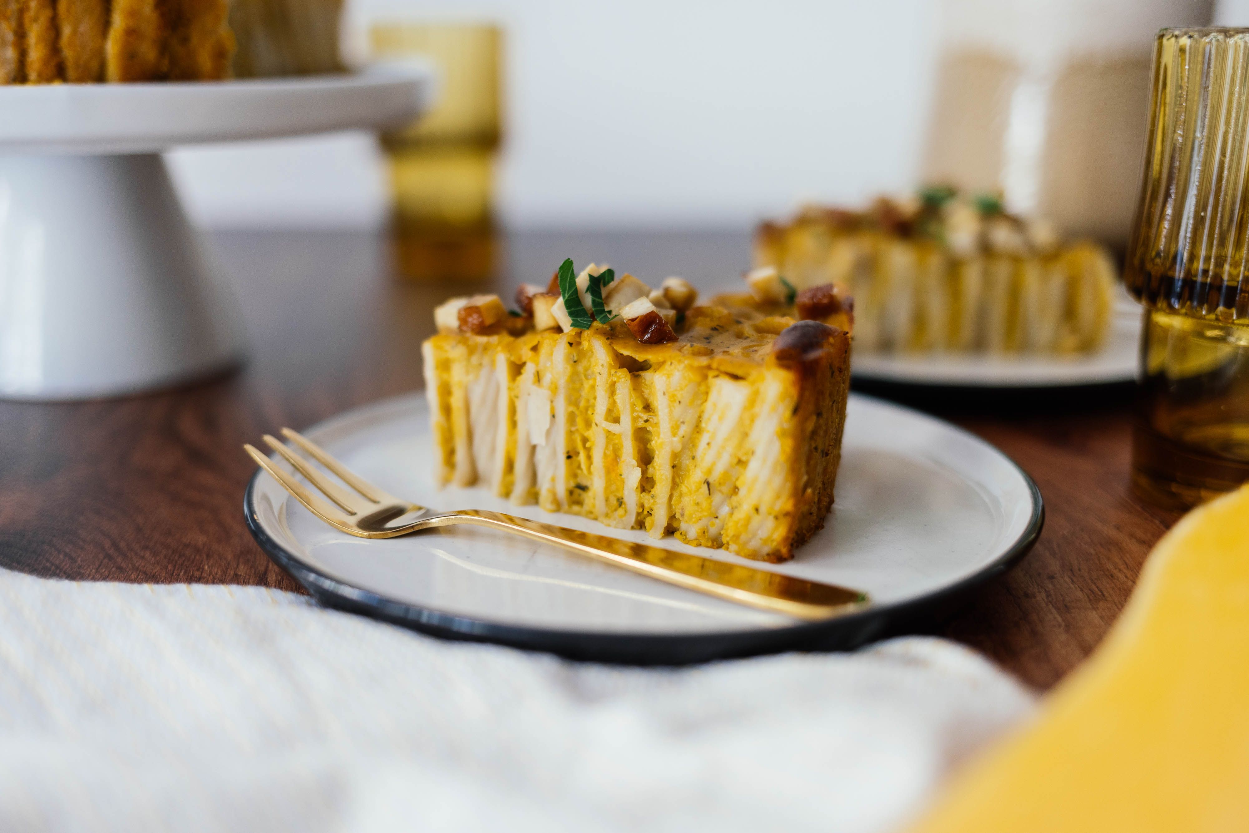 Cremiger Nudel-Kürbis-Auflauf 