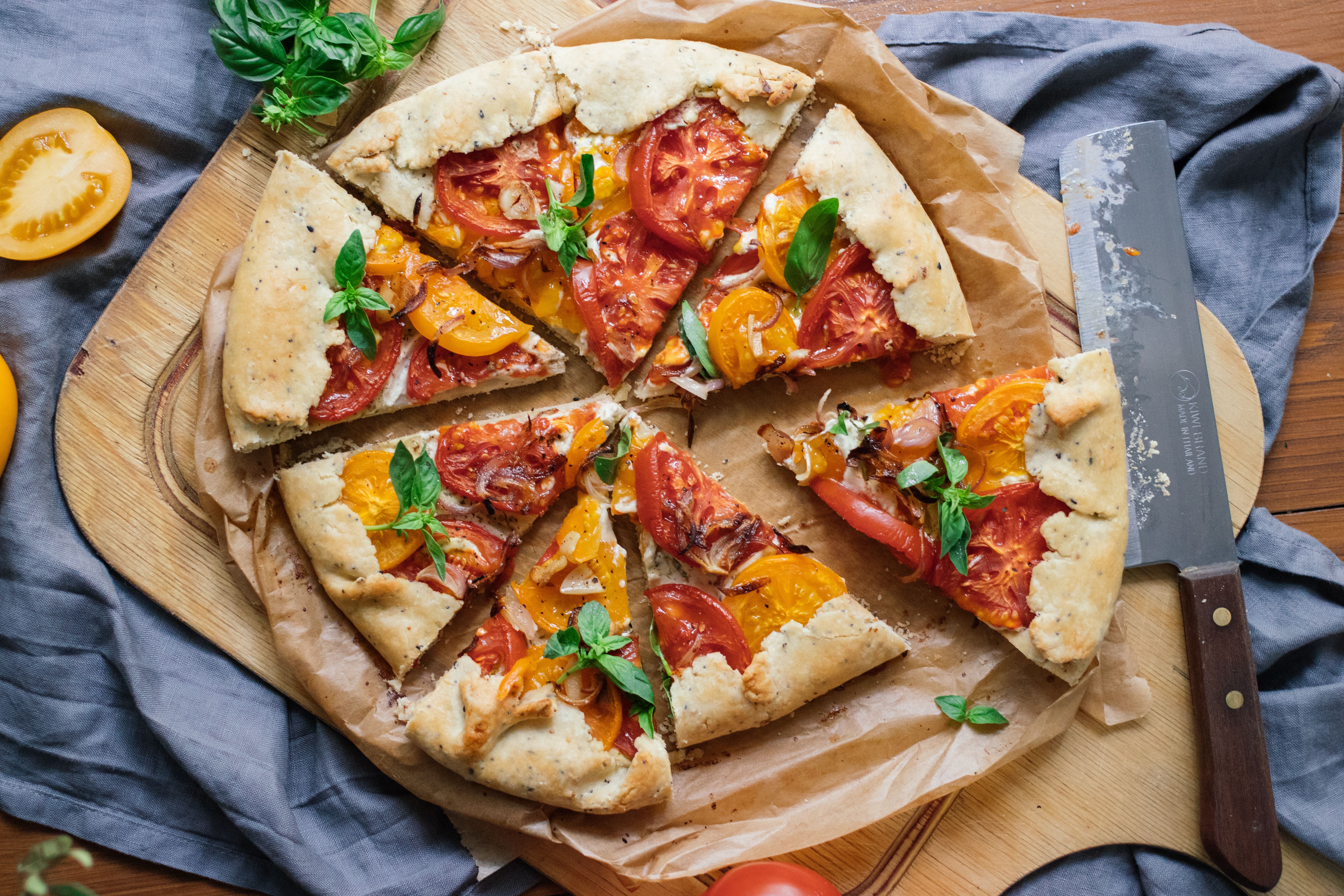 Vegane Tomaten-Galette