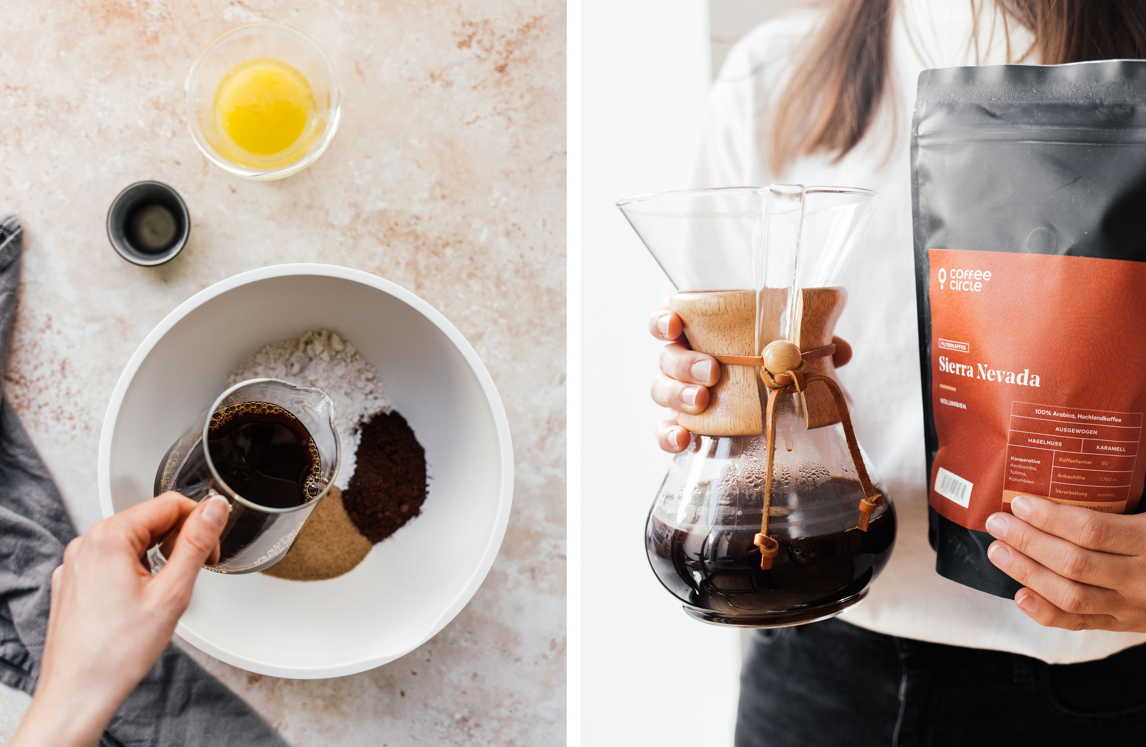 R723 Vegan Coffee Muffins with Salted Caramel Core