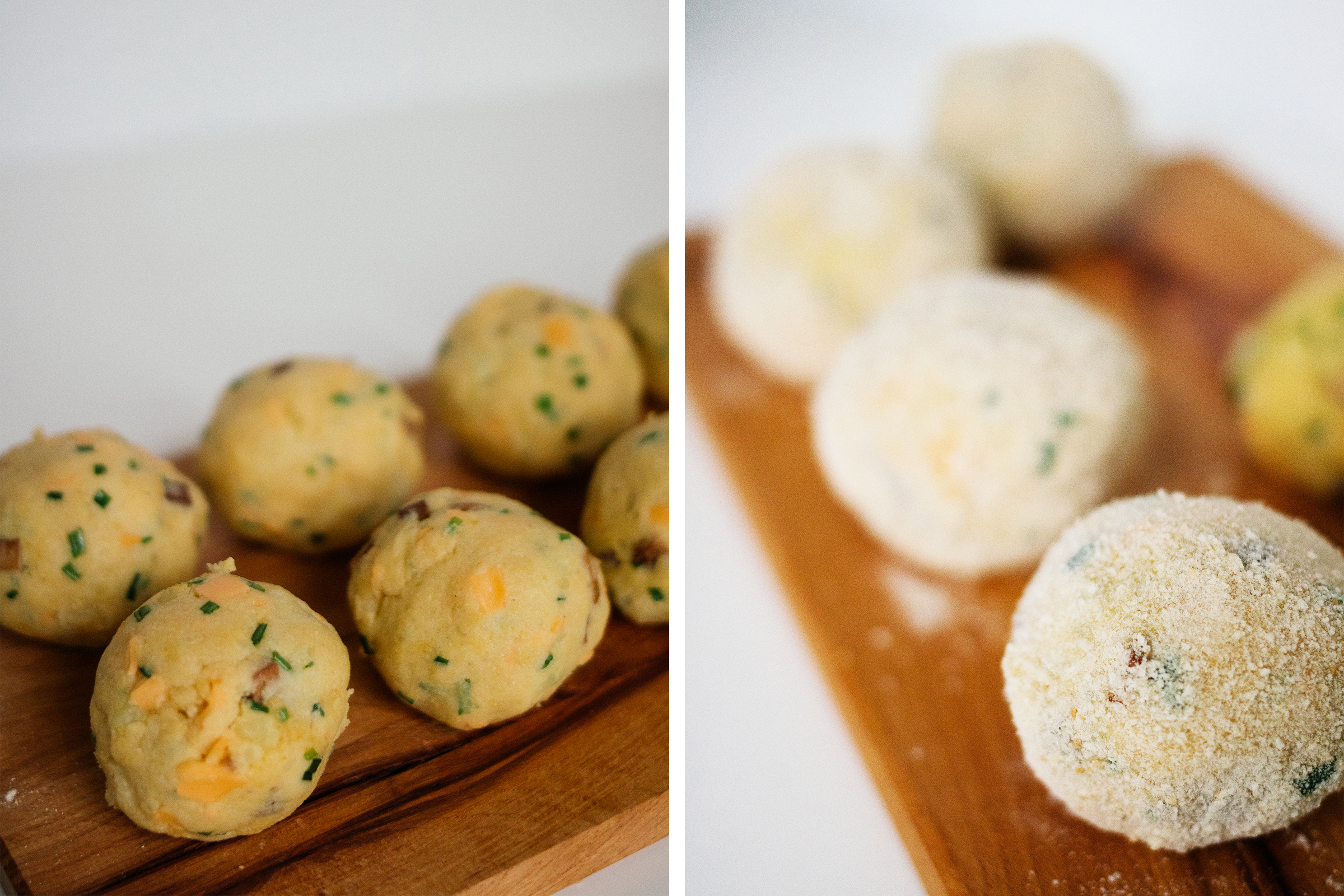 R131 Vegan Fried Potatoe Balls