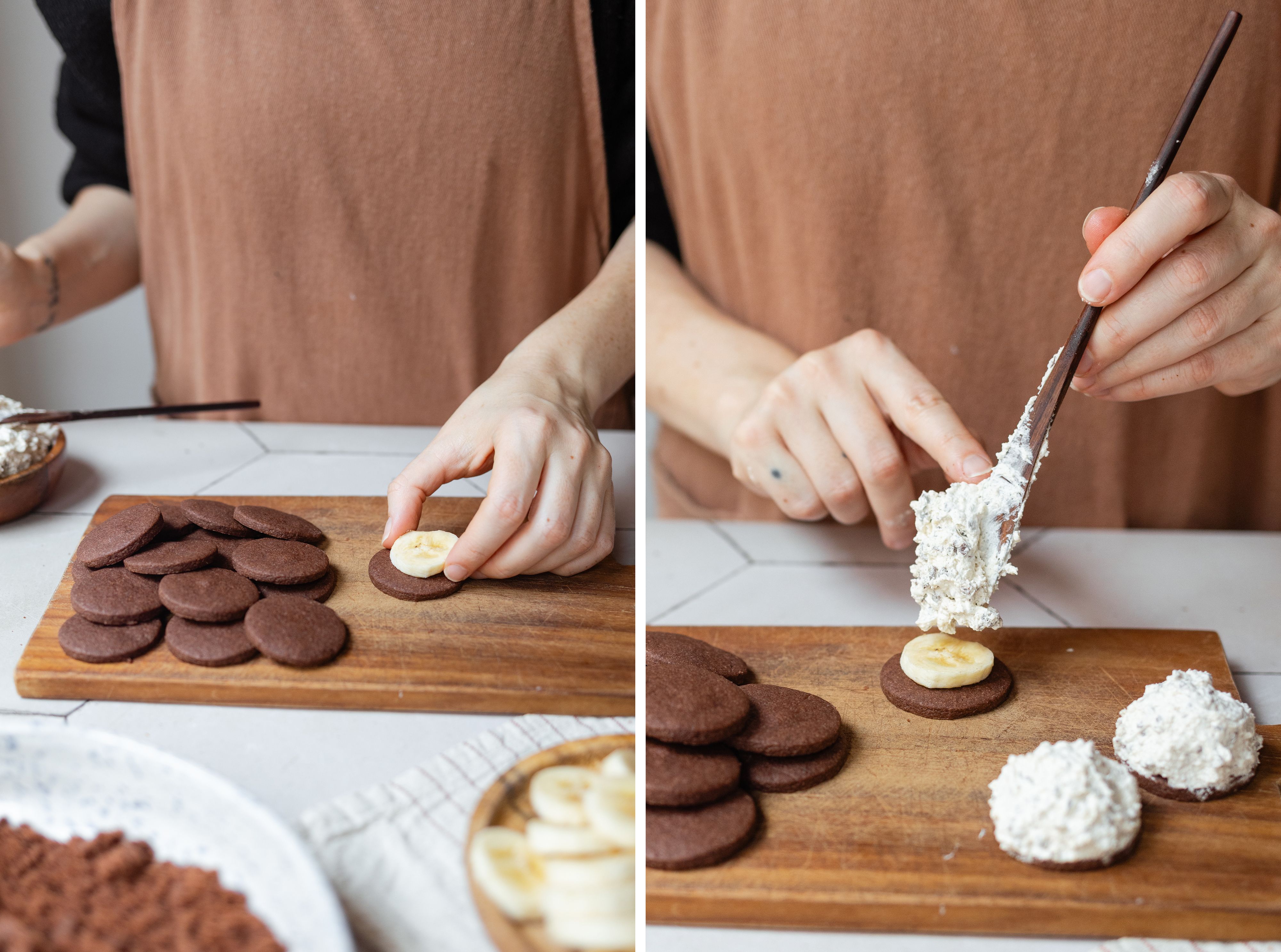 R990 Vegane Maulwurfkuchen-Plätzchen