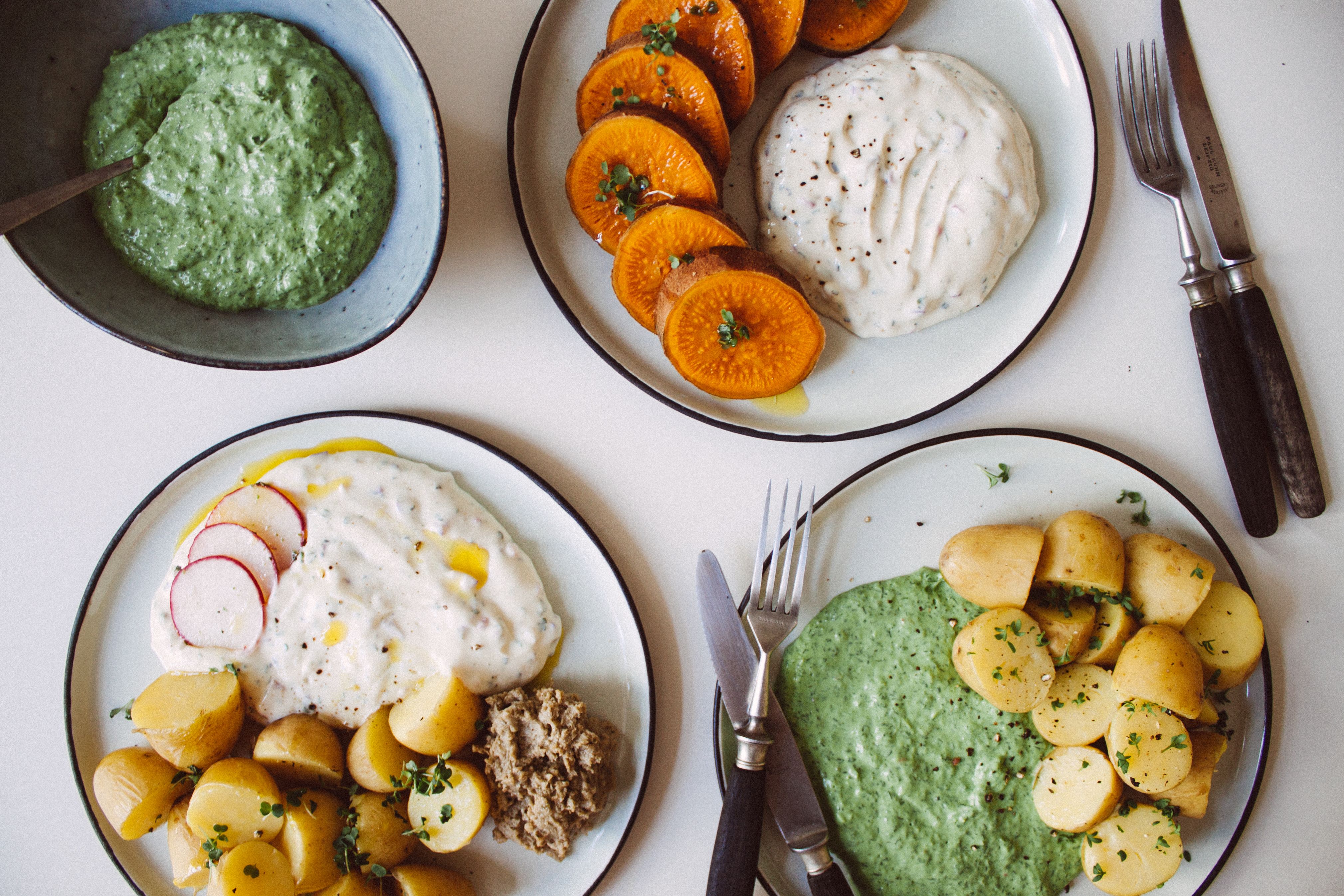 Kartoffeln mit Quark - 3 vegane Rezepte