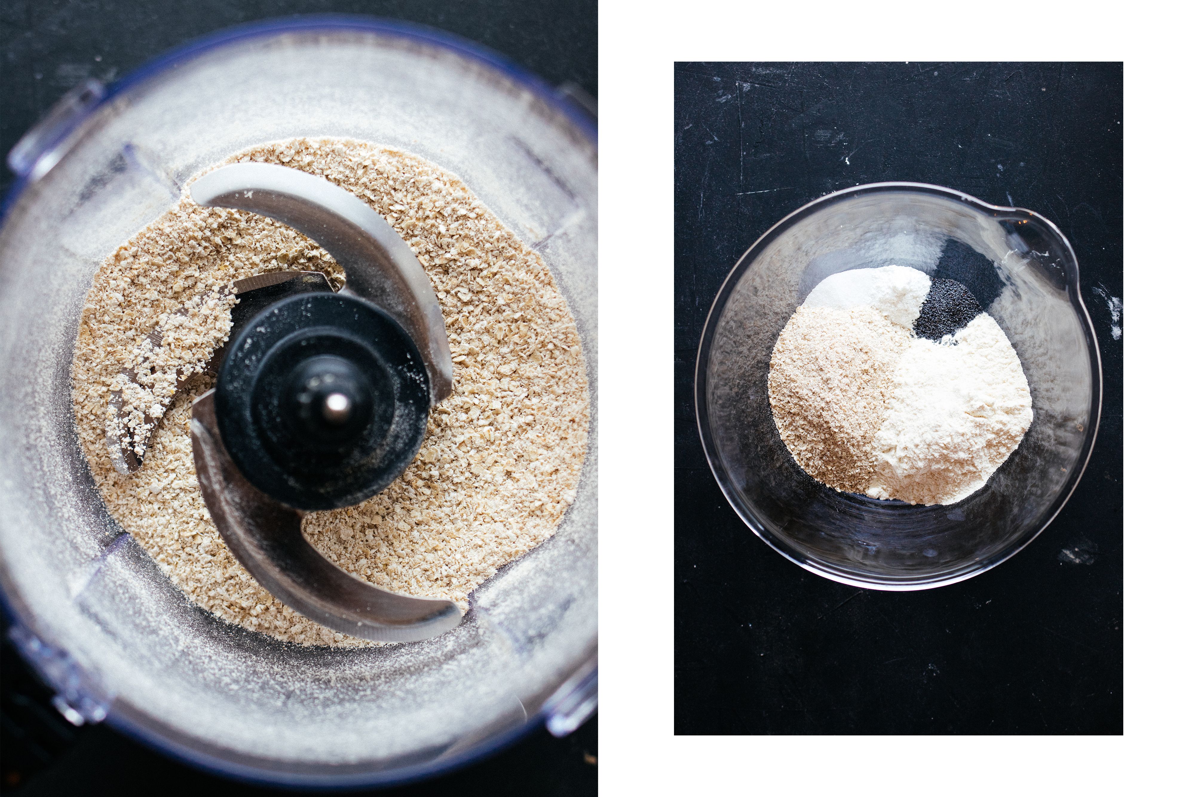 R456 Vegan Lemon Poppy Seed Pancakes with Oats