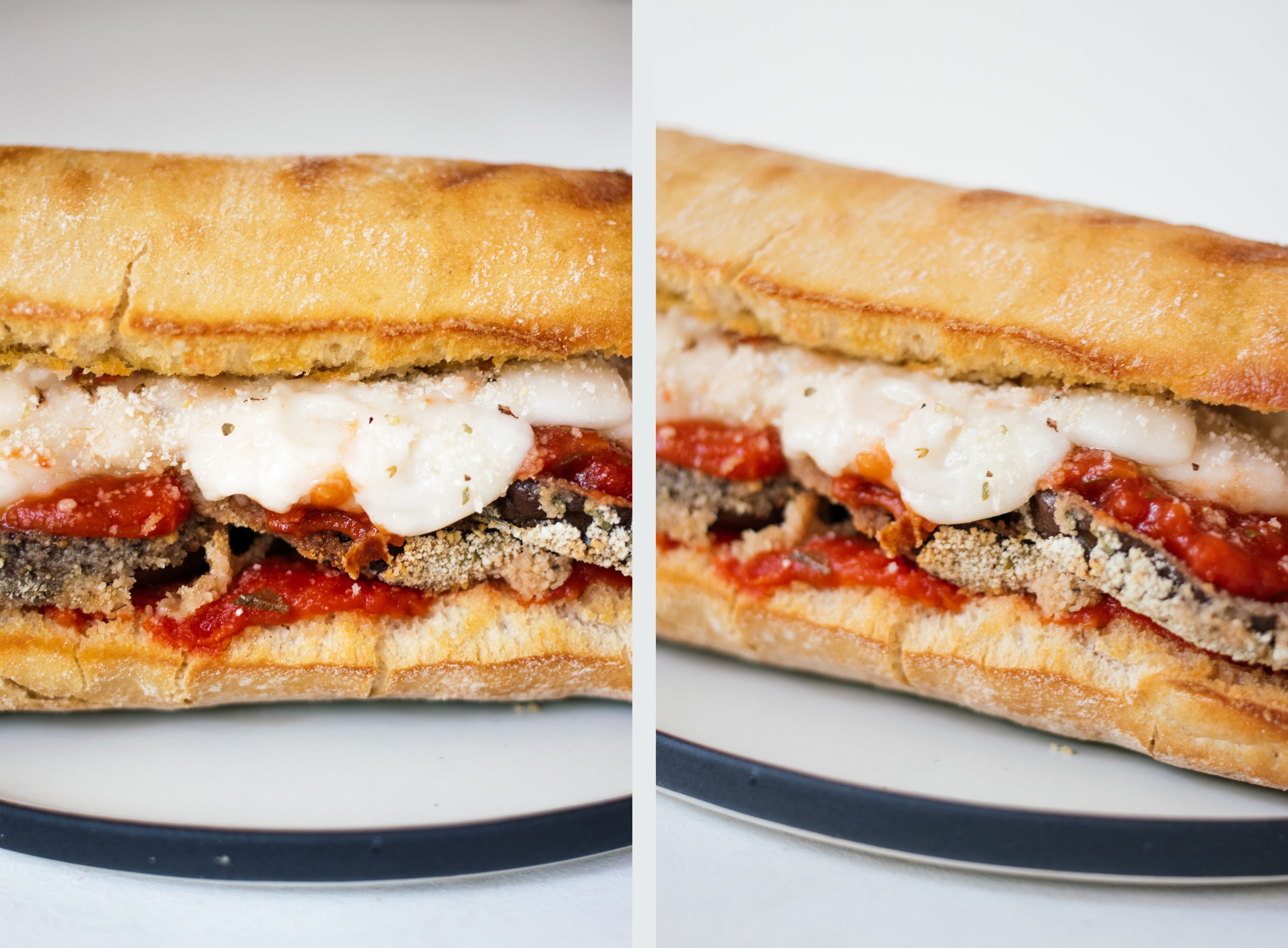 R433 Vegan Eggplant Parm Sandwich