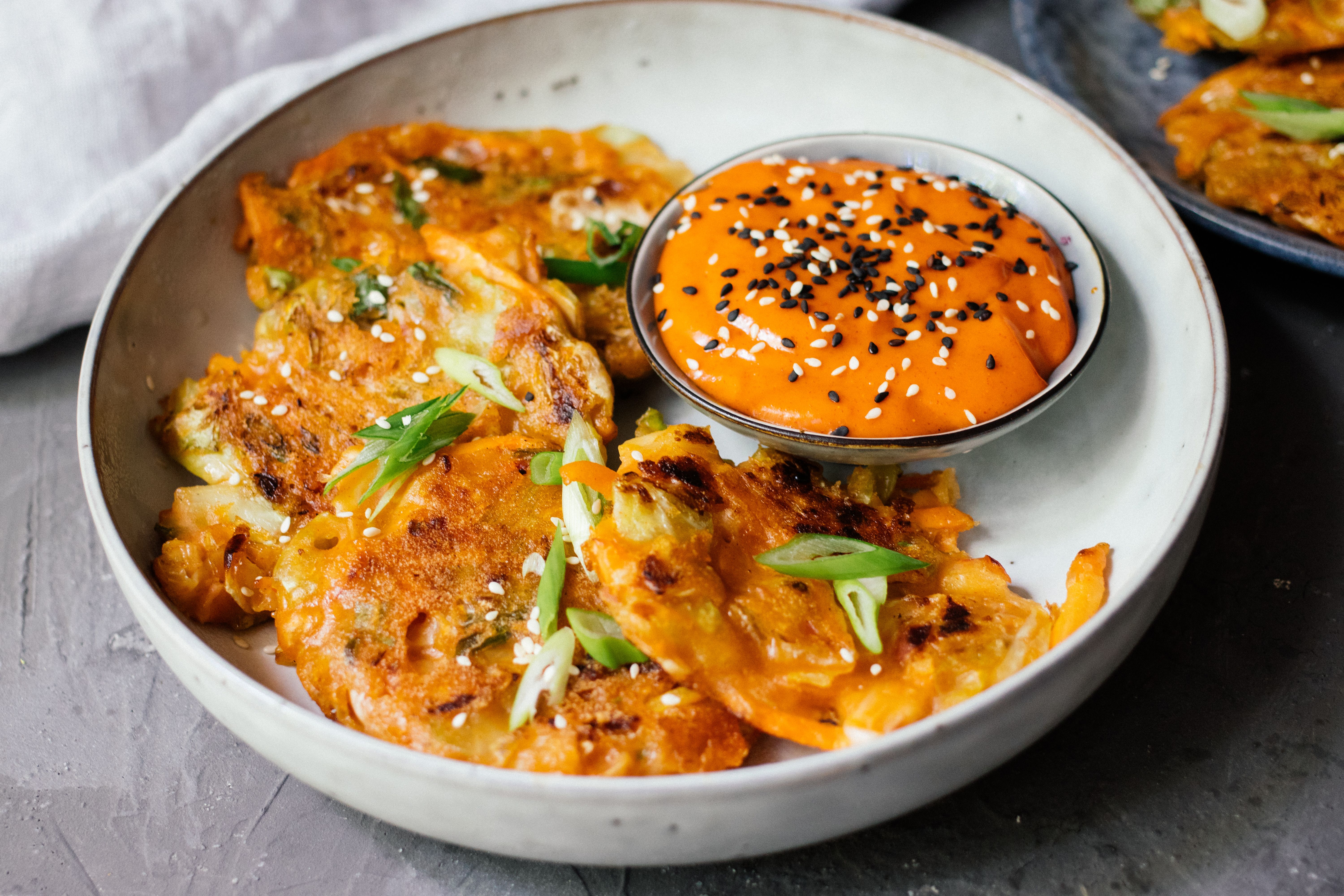 R391 Vegane Kimchi Pancakes