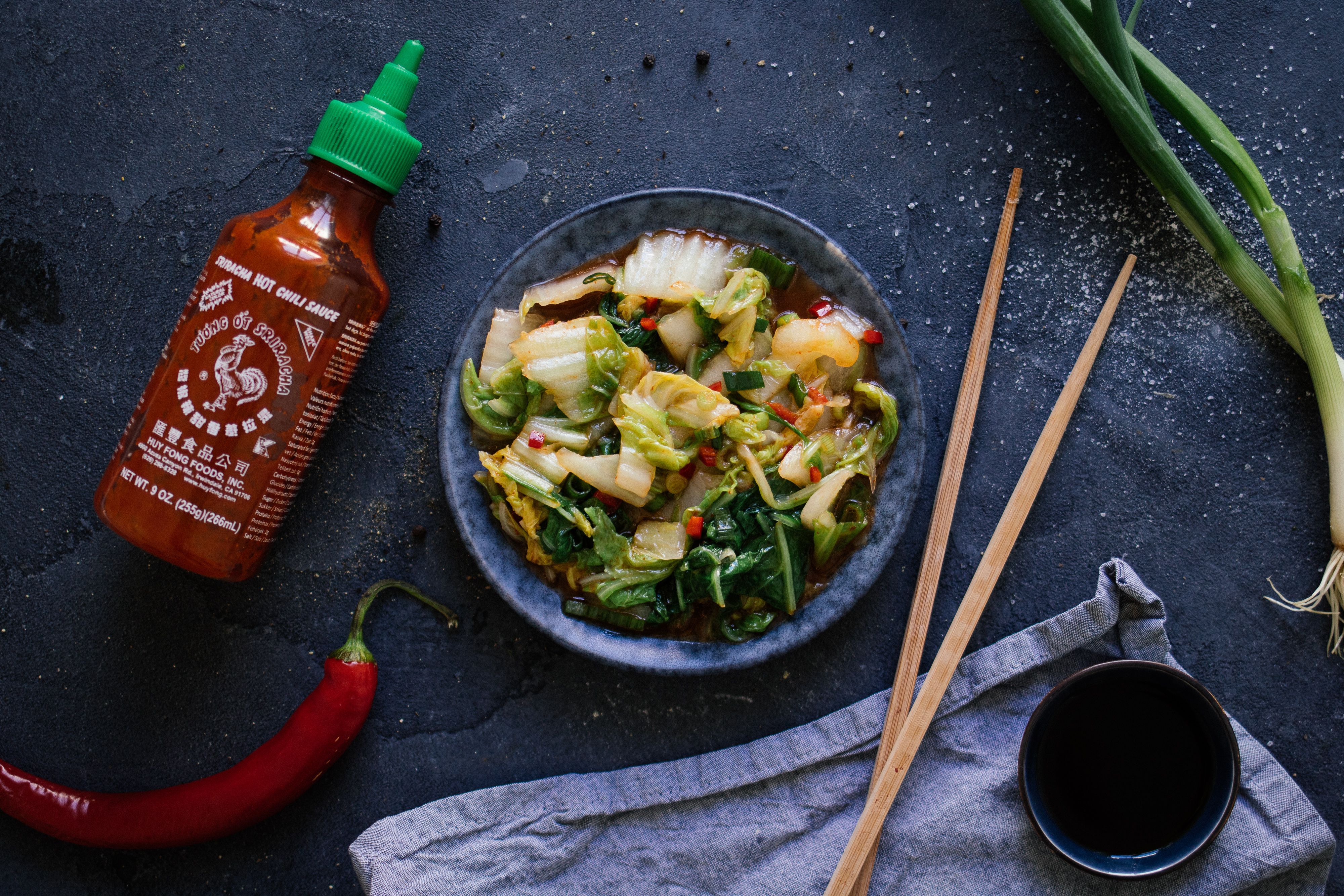 Super Easy Vegan Kimchi (ready in 30 minutes)